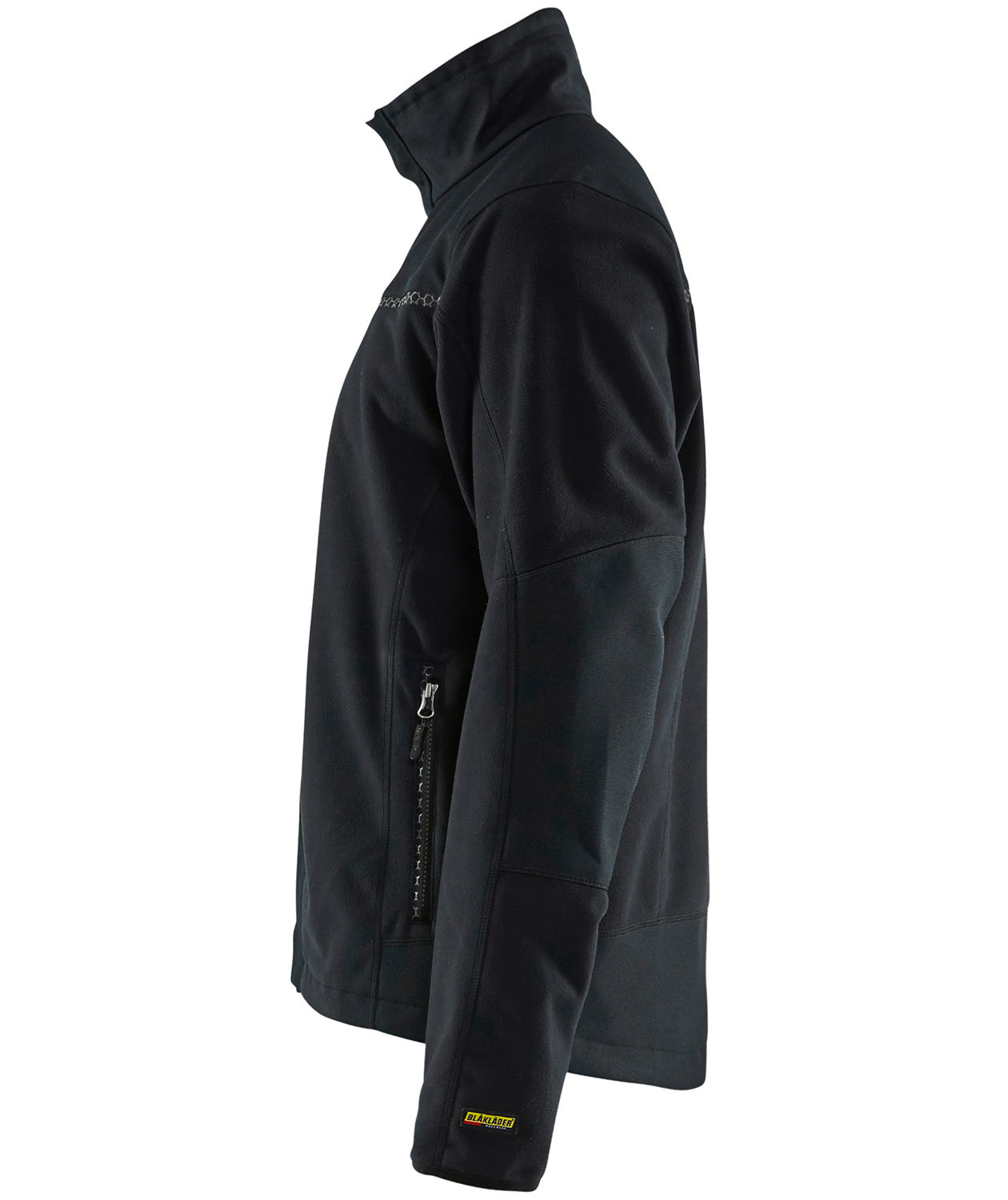 Bl&aring;kl&auml;der fleecejakke, Svart, large image number 3