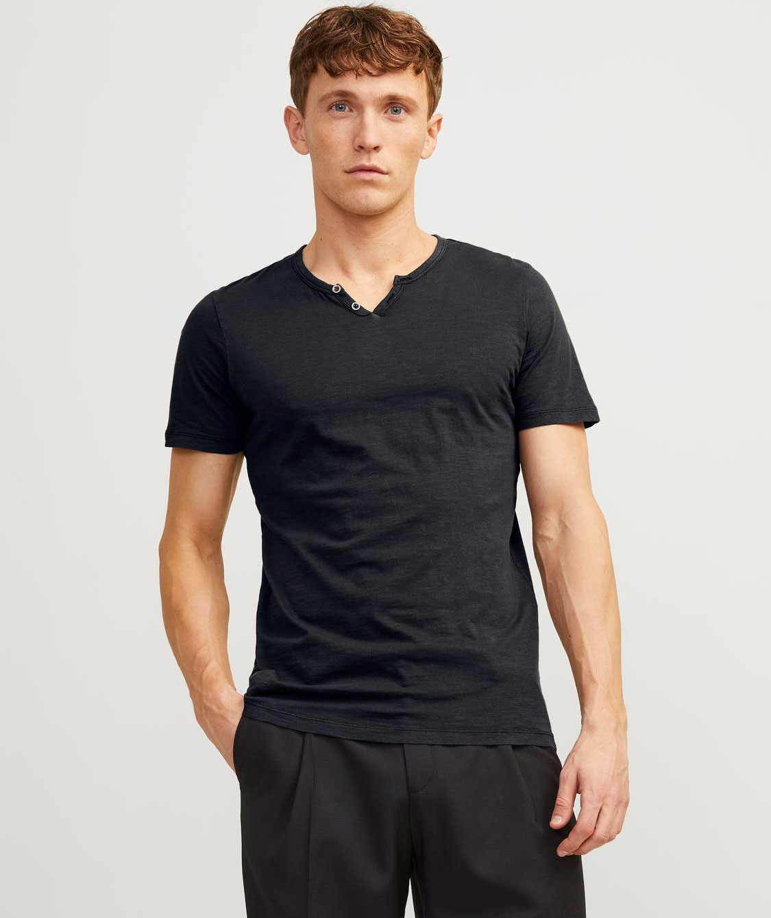 Jack & Jones JJESPLIT T-skjorte, Black, large image number 6