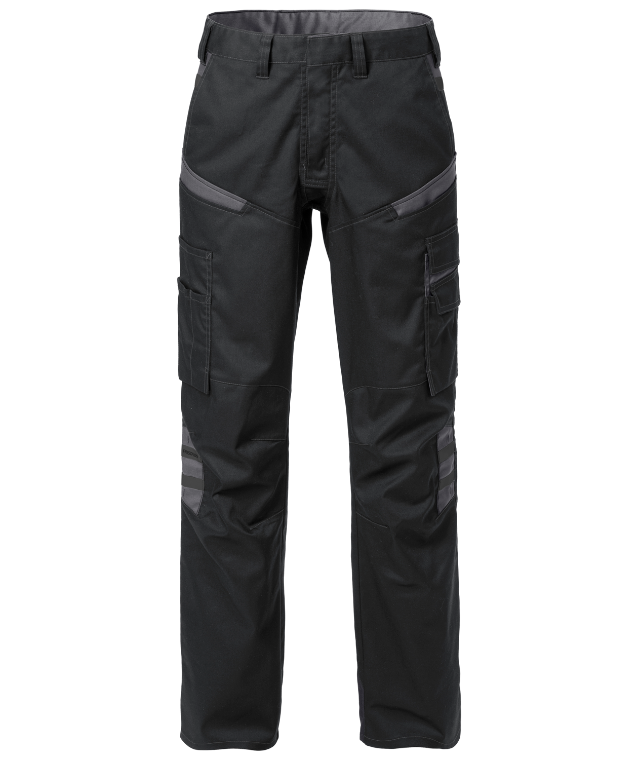 Fristads women's service trousers 2554, Black/Grey, large image number 0