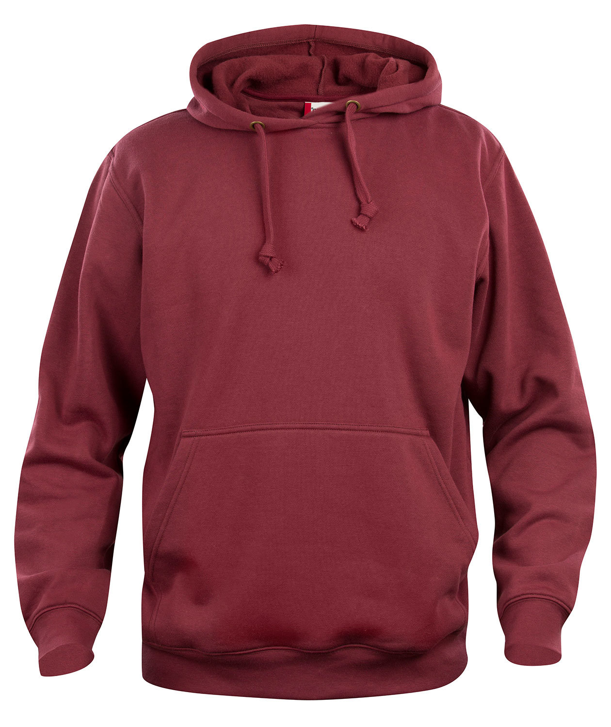 Clique Basic hoodie, Bordeaux, Bordeaux, swatch