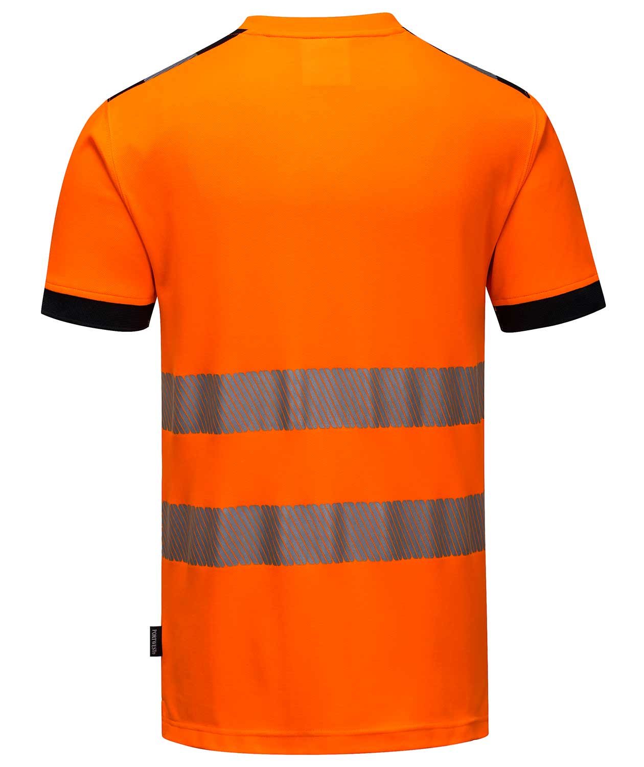 Portwest PW3 Hi-Vis T-shirt, Varsel Orange/Svart