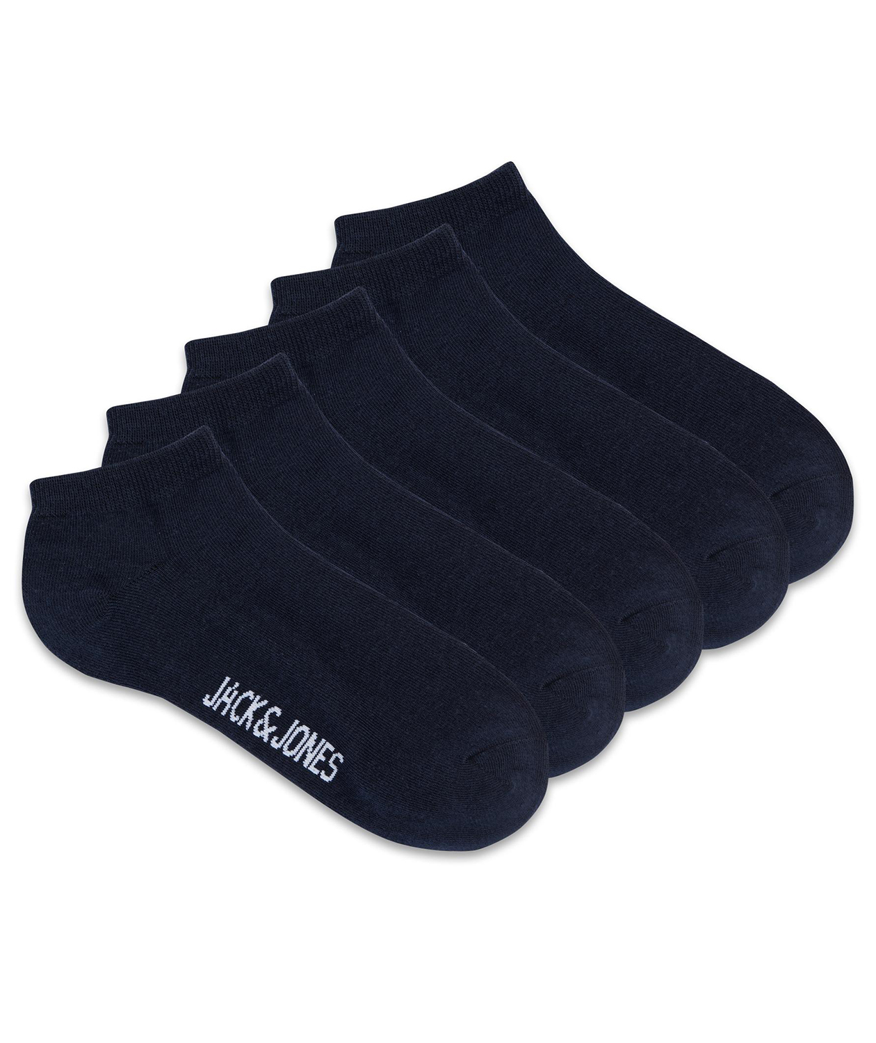 Jack & Jones JACDONGO 5-pack ankelstrumpor, Navy Blazer