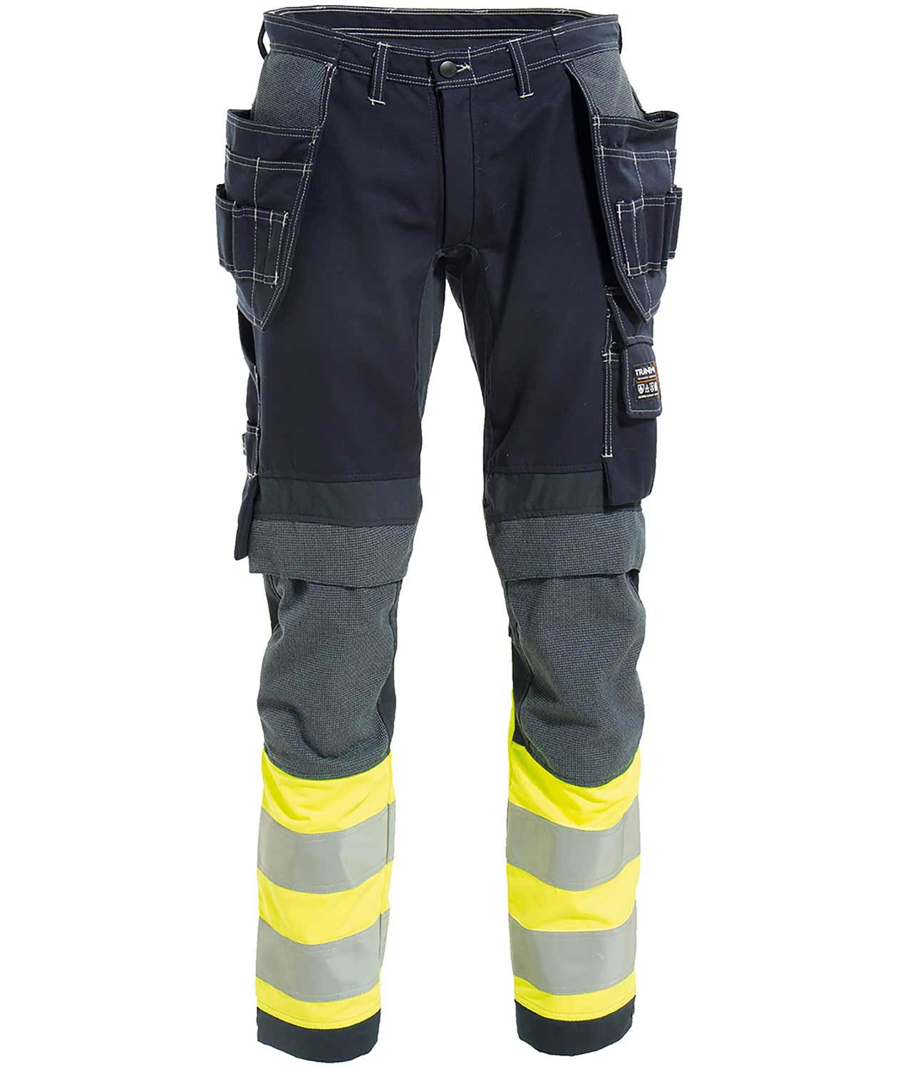 Tranemo Stretch FR Damen Handwerkerhose, Marine/Hi-Vis gelb, large image number 0