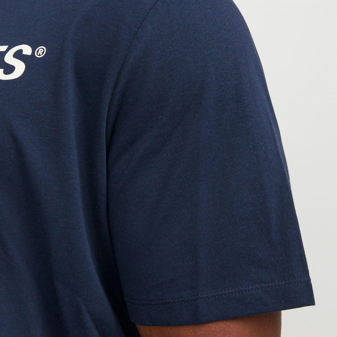 Jack & Jones Plus JJECORP LOGO T-Shirt, Navy Blazer, large image number 4