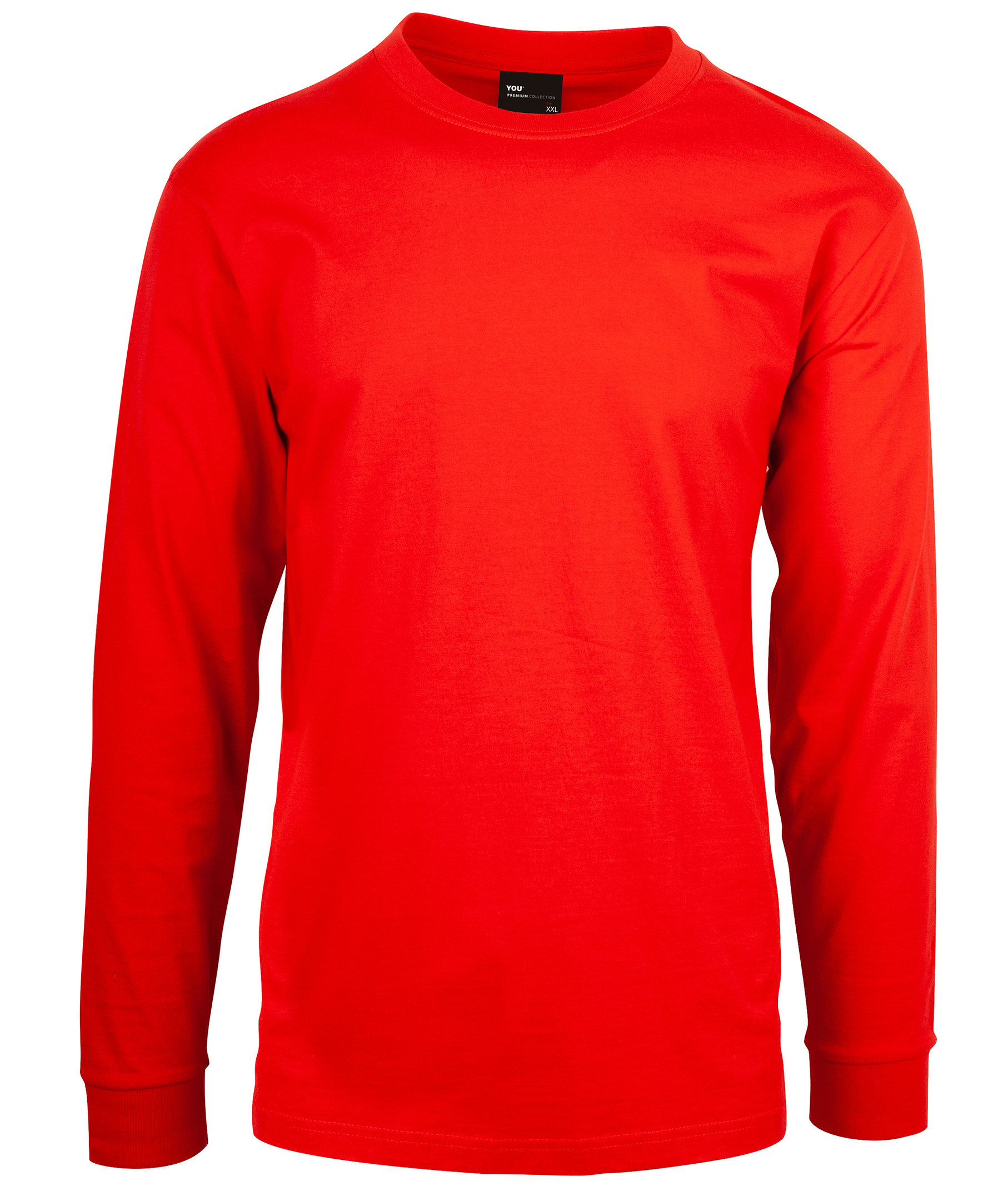 YOU Premium  l&aring;ng&auml;rmad T-shirt, R&ouml;d