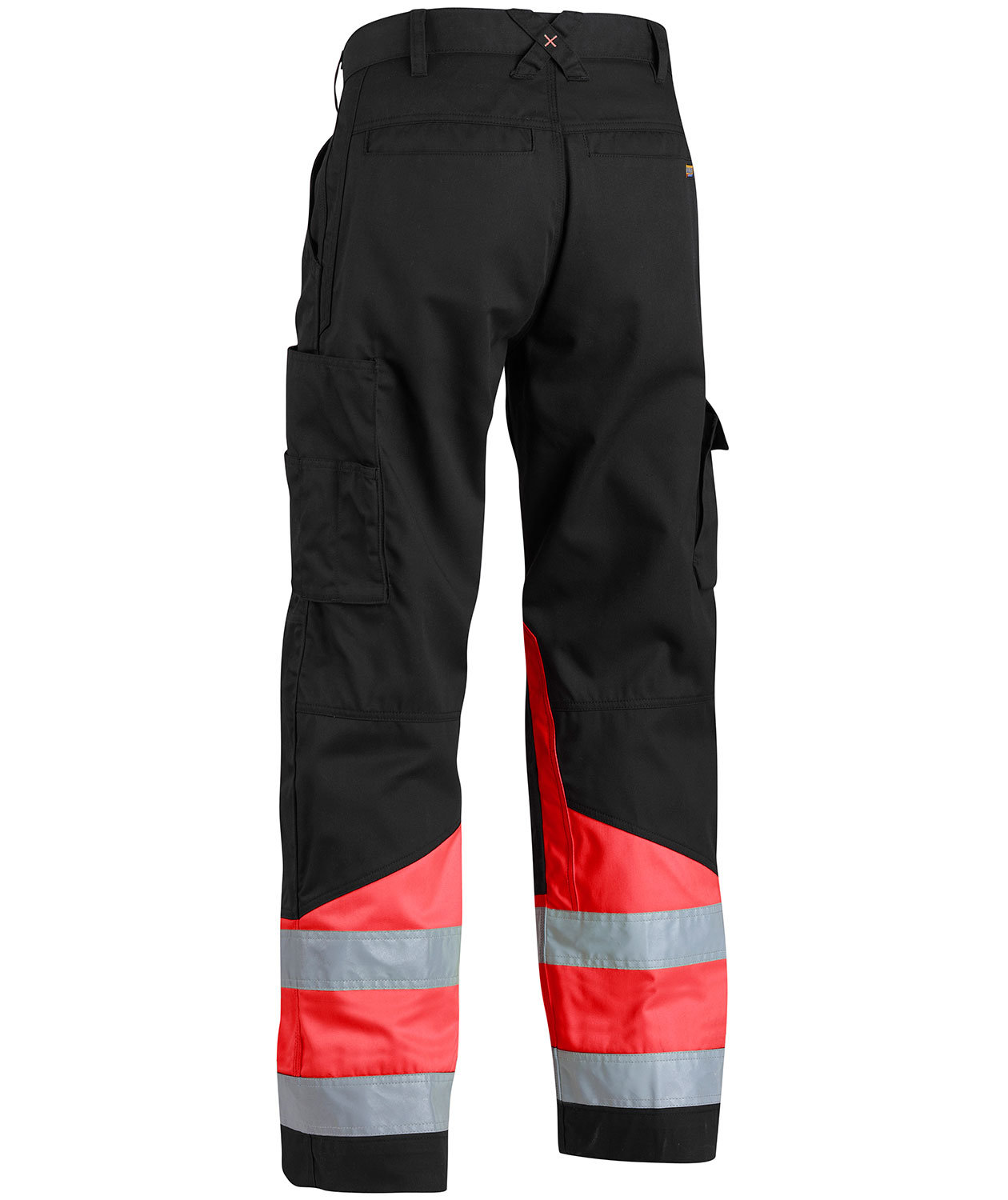Bl&aring;kl&auml;der work trousers, Black/Hi-Vis Red, large image number 2