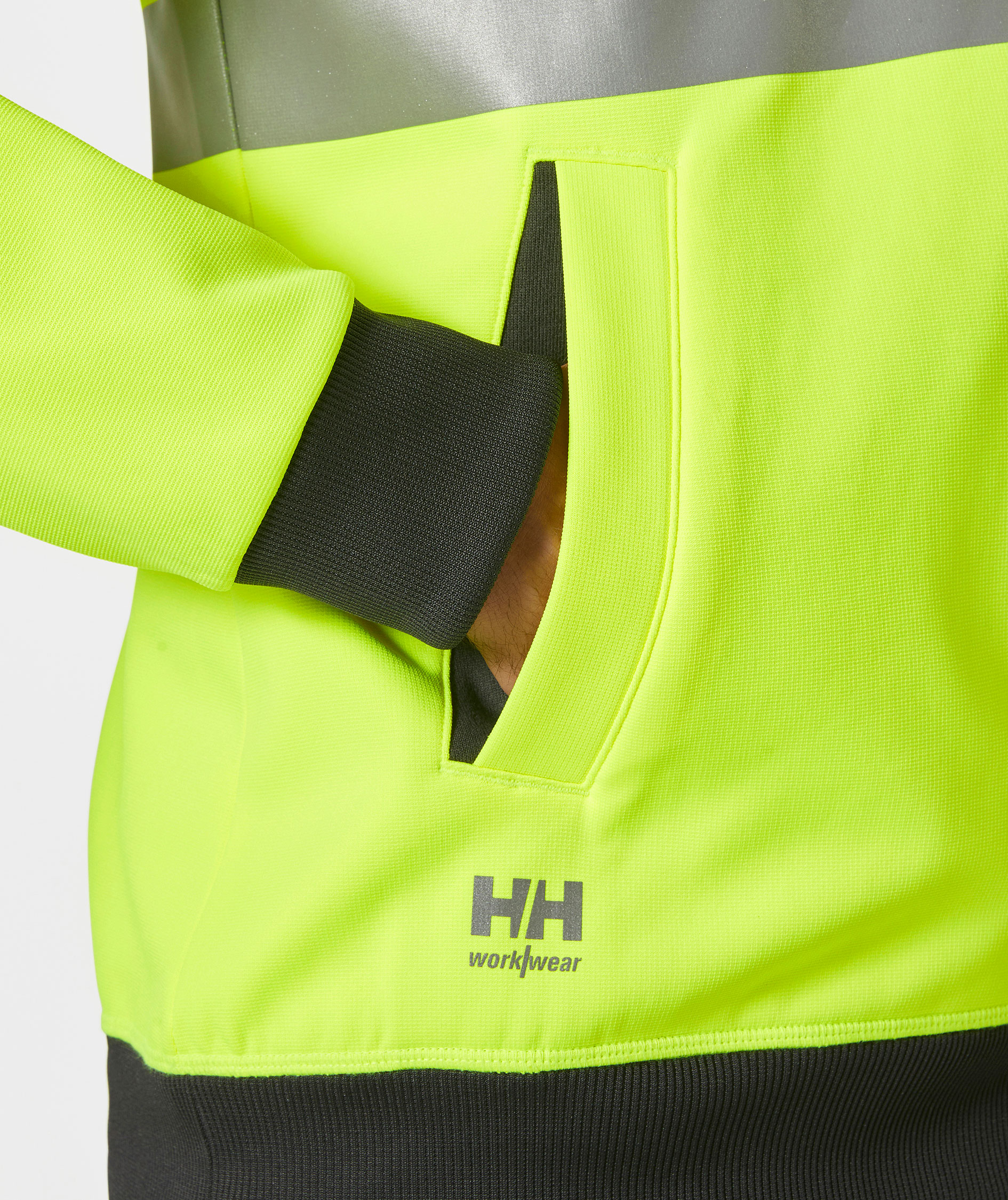 Helly Hansen Addvis h&aelig;ttetr&oslash;je med lynl&aring;s, Gul, large image number 5