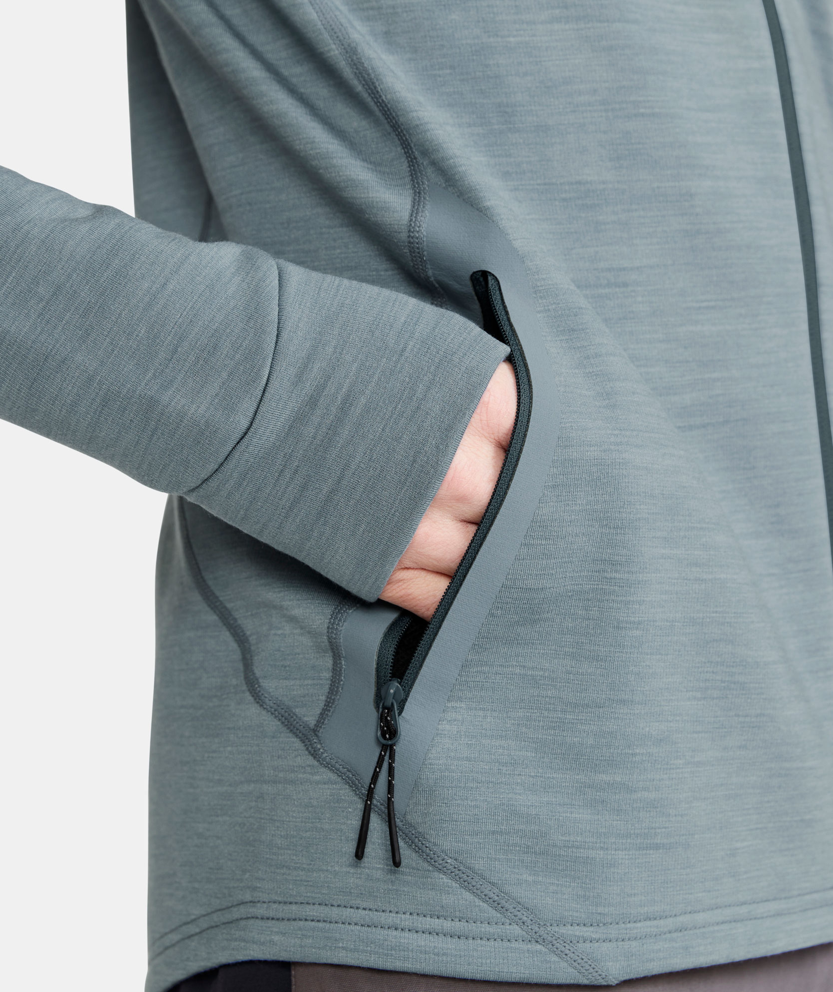 Craft PRO Explore Midlayer cardigan, Flow Melange, large image number 6