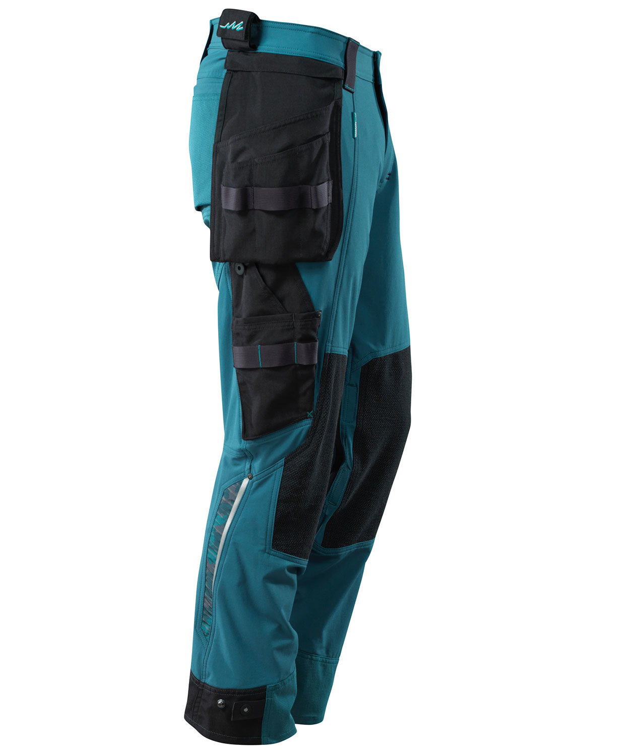 Mascot Advanced h&aring;ndv&aelig;rkerbukser Full stretch, M&oslash;rk Petroleum, large image number 4