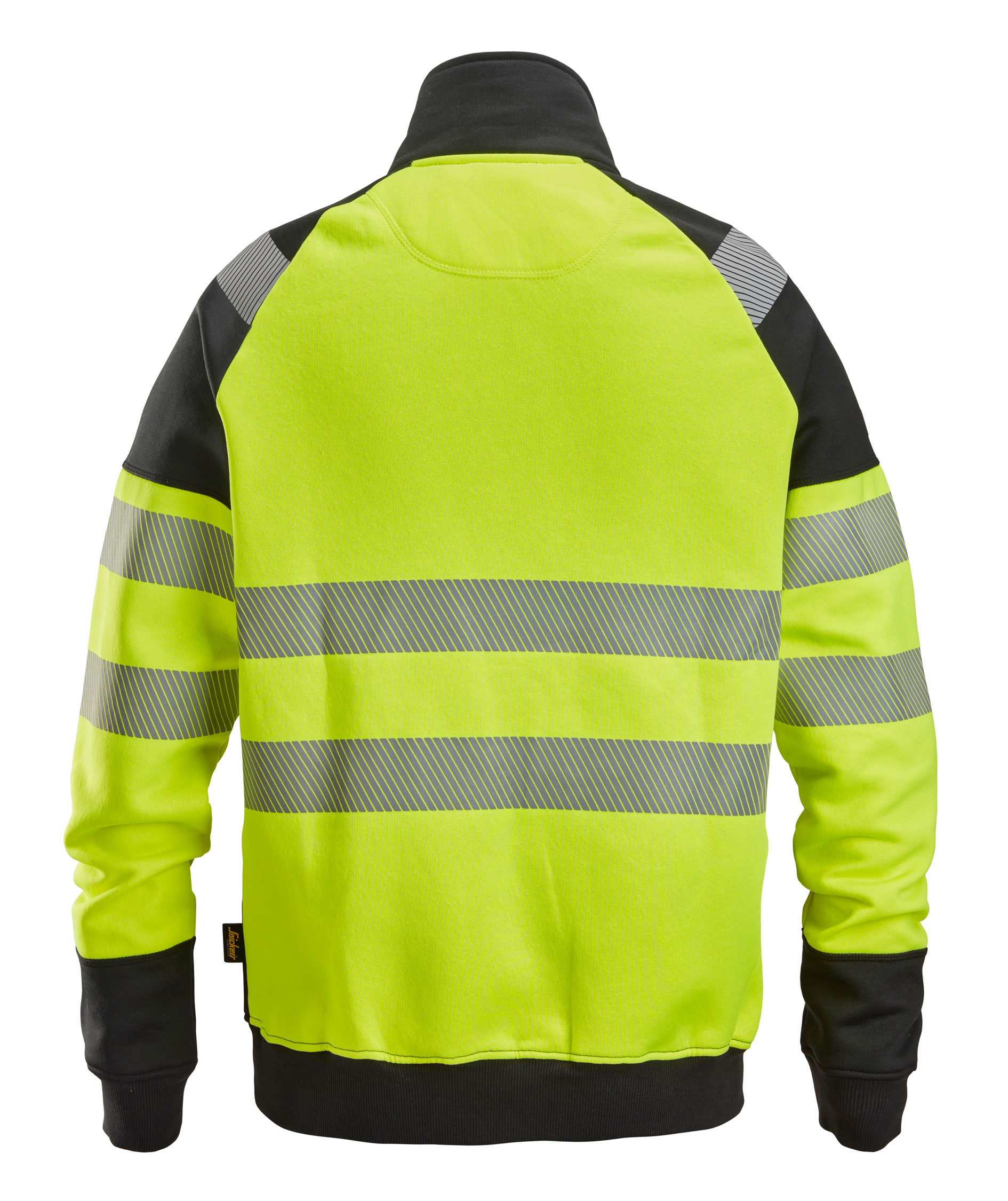Snickers sweatjakke 2835, Hi-vis Gul/Sort, large image number 1