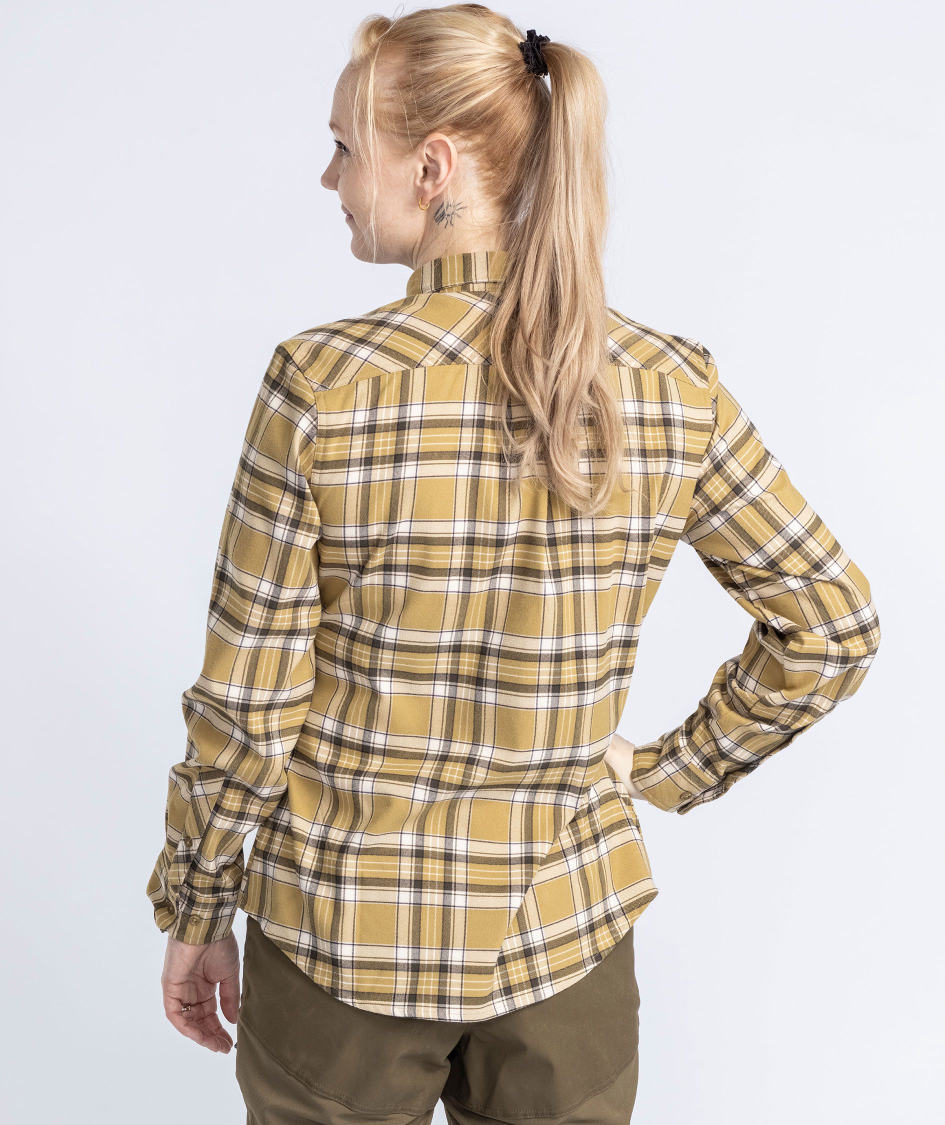 Pinewood Abisko Hiking Regular Fit dameskjorte, Golden Hay, large image number 6