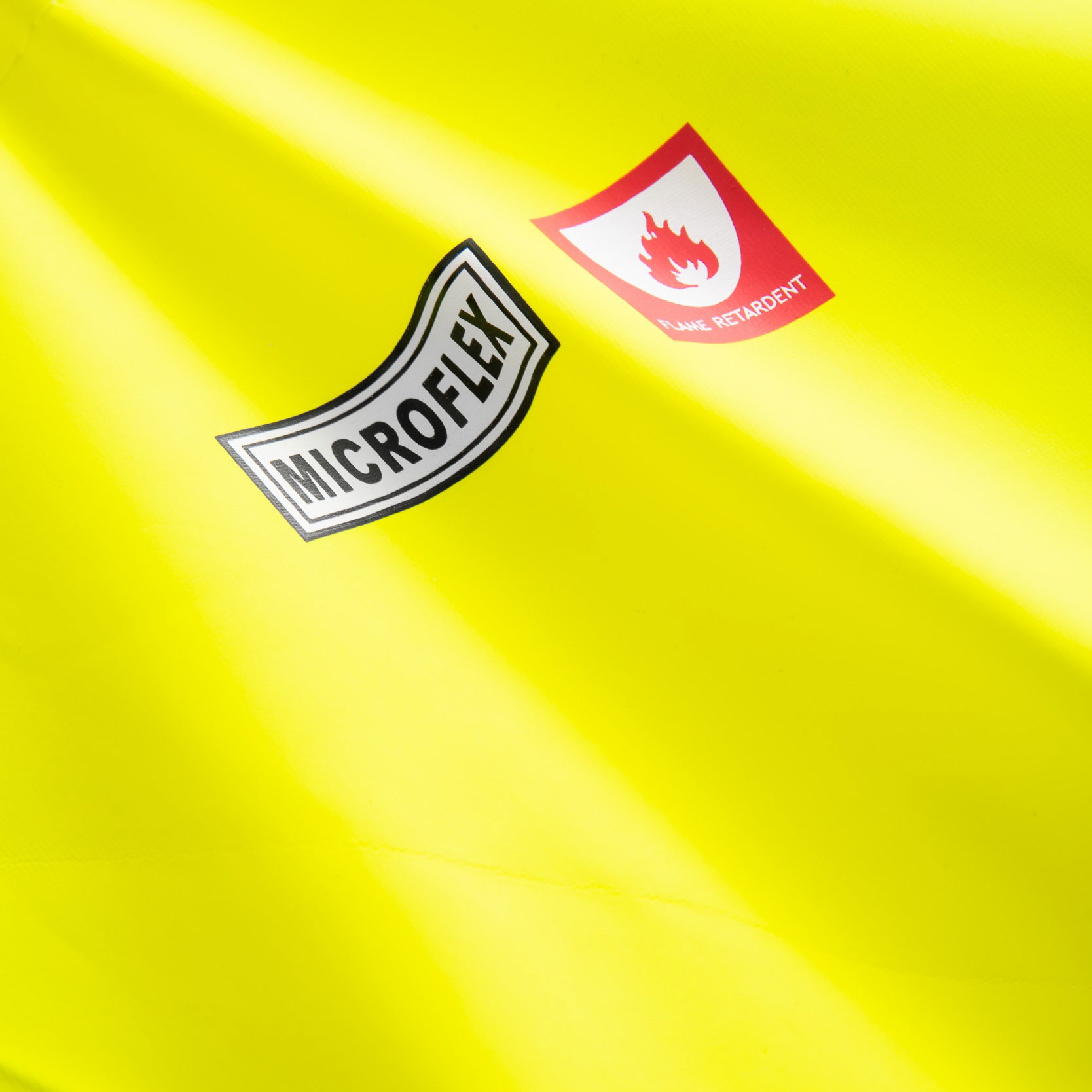 Lyngs&oslash;e Multinorm PU regnh&auml;ngselbyxa, Varsel Gul, large image number 2