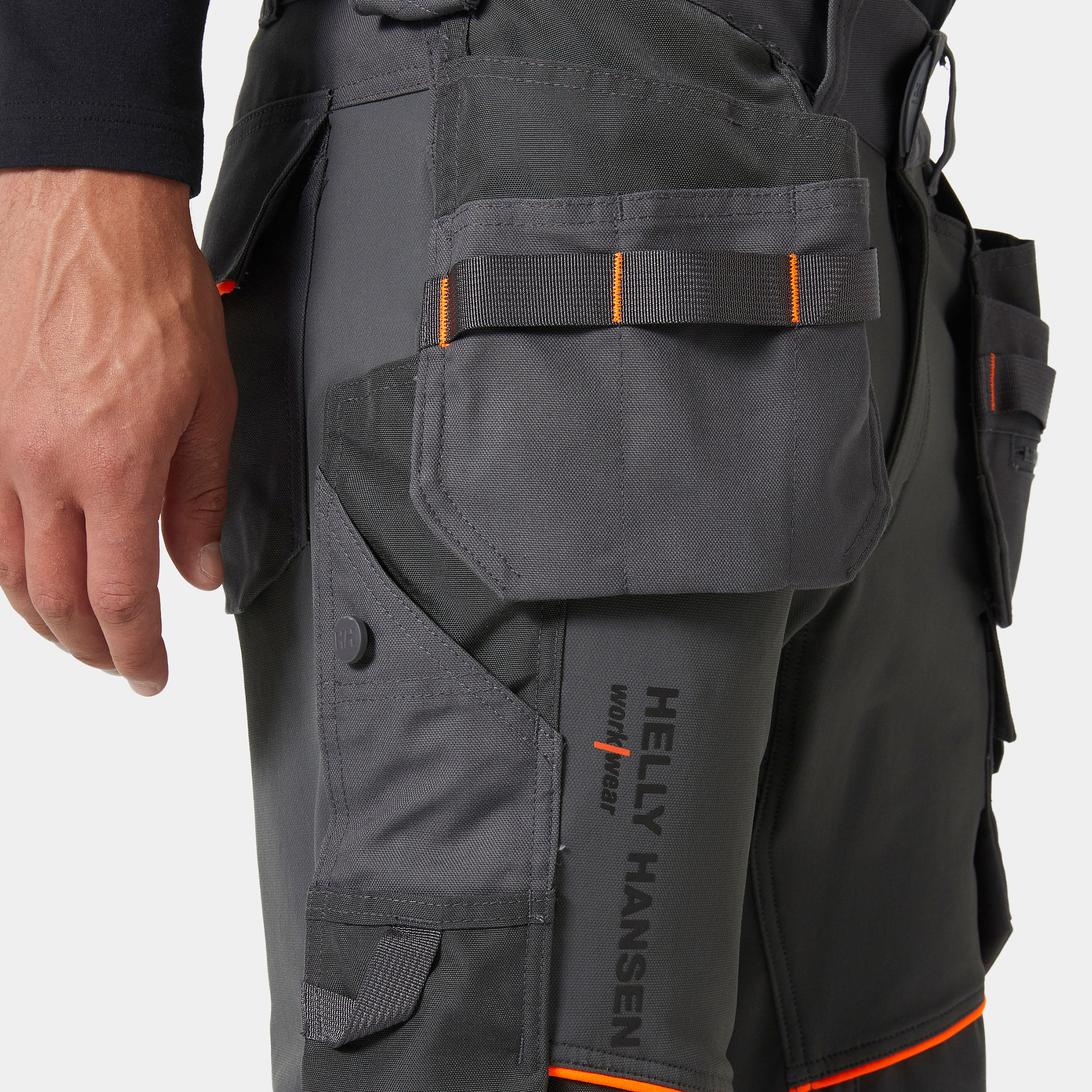 Helly Hansen Chelsea Evo. h&aring;ndv&aelig;rkerbukser, Dark Grey, large image number 5