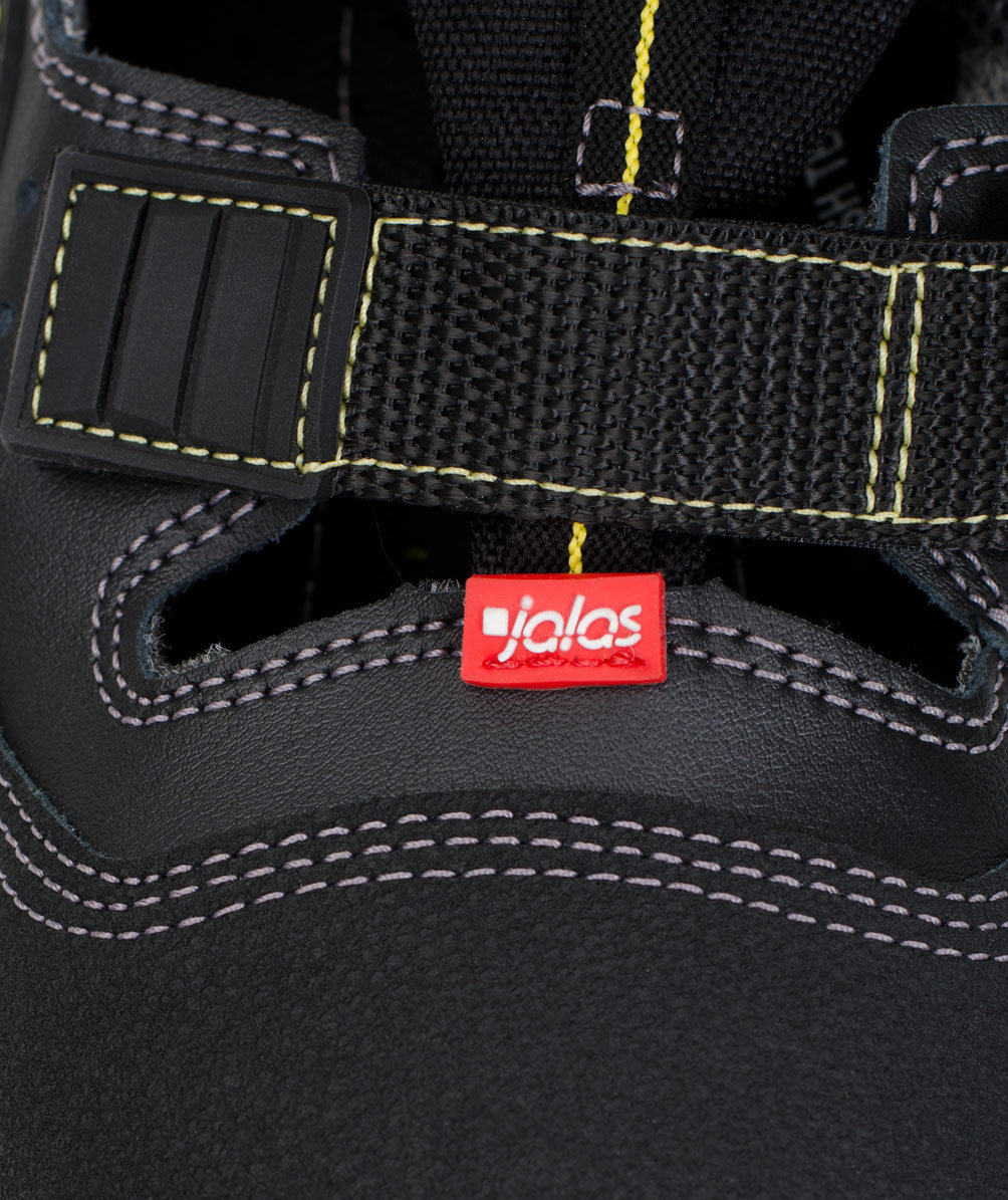 Jalas 1518 Antislip skyddssandaler S1P, Svart