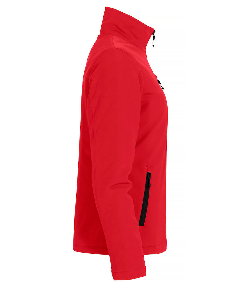 Clique lined women's softshell jacket, Red, large image number 3