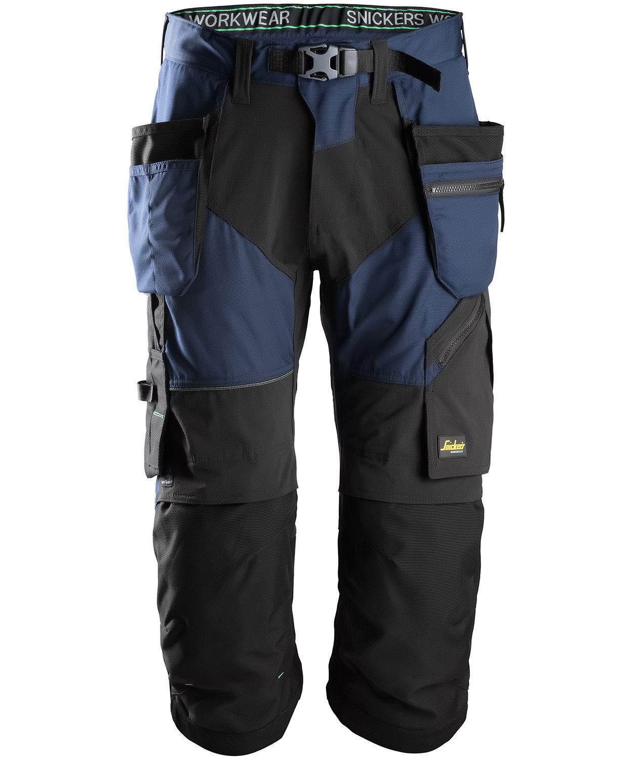 Snickers 3/4-Handwerkerhose FlexiWork 6905, Marine/Schwarz