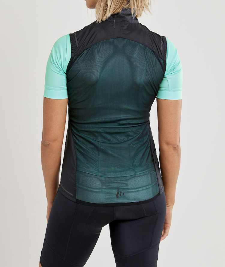 Craft Essence women's light wind vest, Black, large image number 3