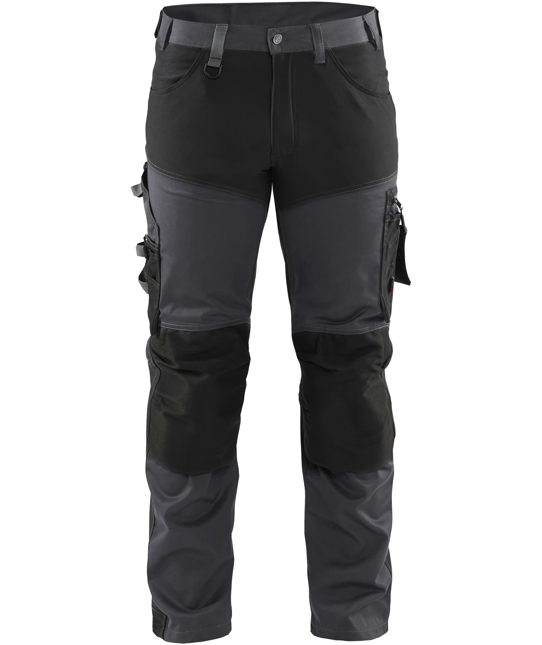 Bl&aring;kl&auml;der arbejdsbukser, Mellemgr&aring;/sort, Mellemgr&aring;/sort, swatch