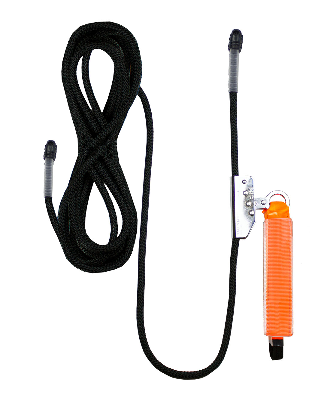 Fall Safe BASIC 3 fall protection kit with 20m rope, Black/Orange, Black/Orange, large image number 3