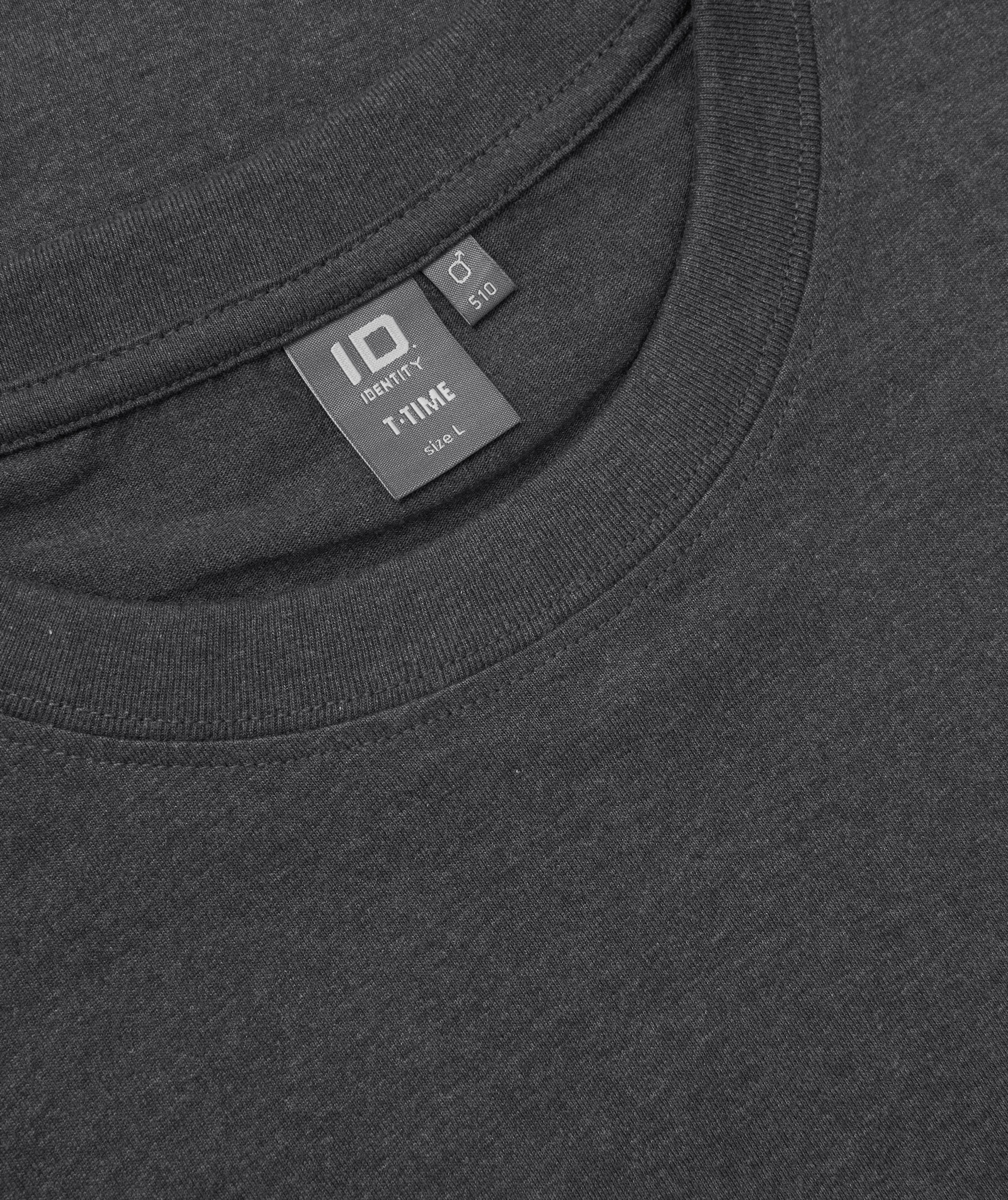 ID T-Time T-shirt, Grafitgr&aring; Melange, large image number 3