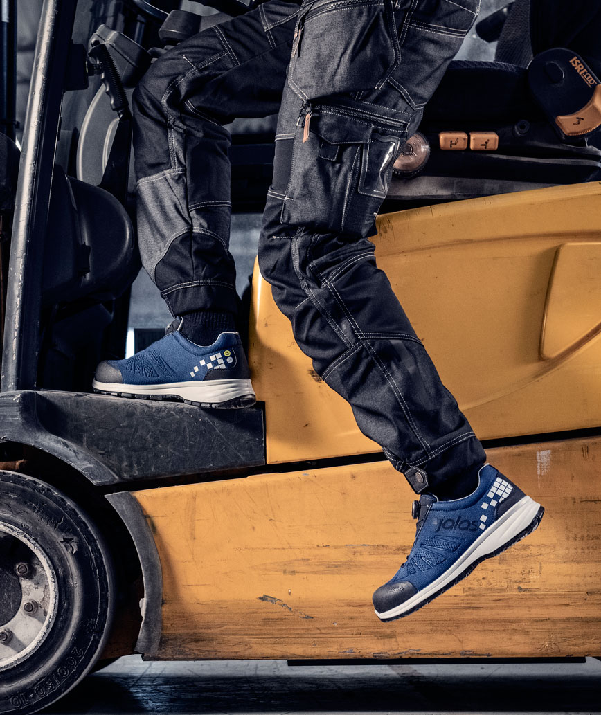 Jalas 7158 Zenit Evo skyddsskor S1P, Bl&aring;