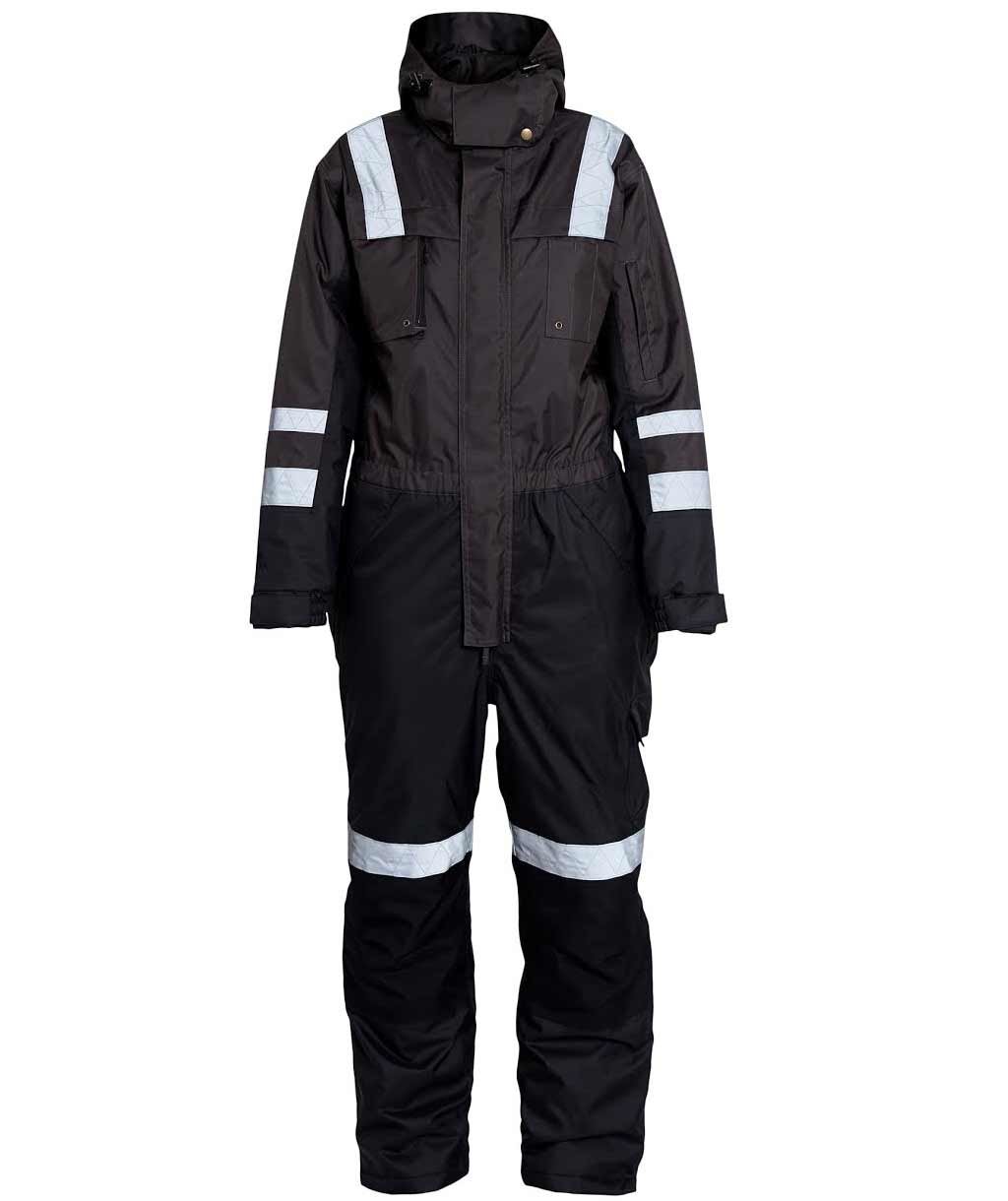 ELKA Working Xtreme termooverall dam, Kolgr&aring;/Svart, large image number 0