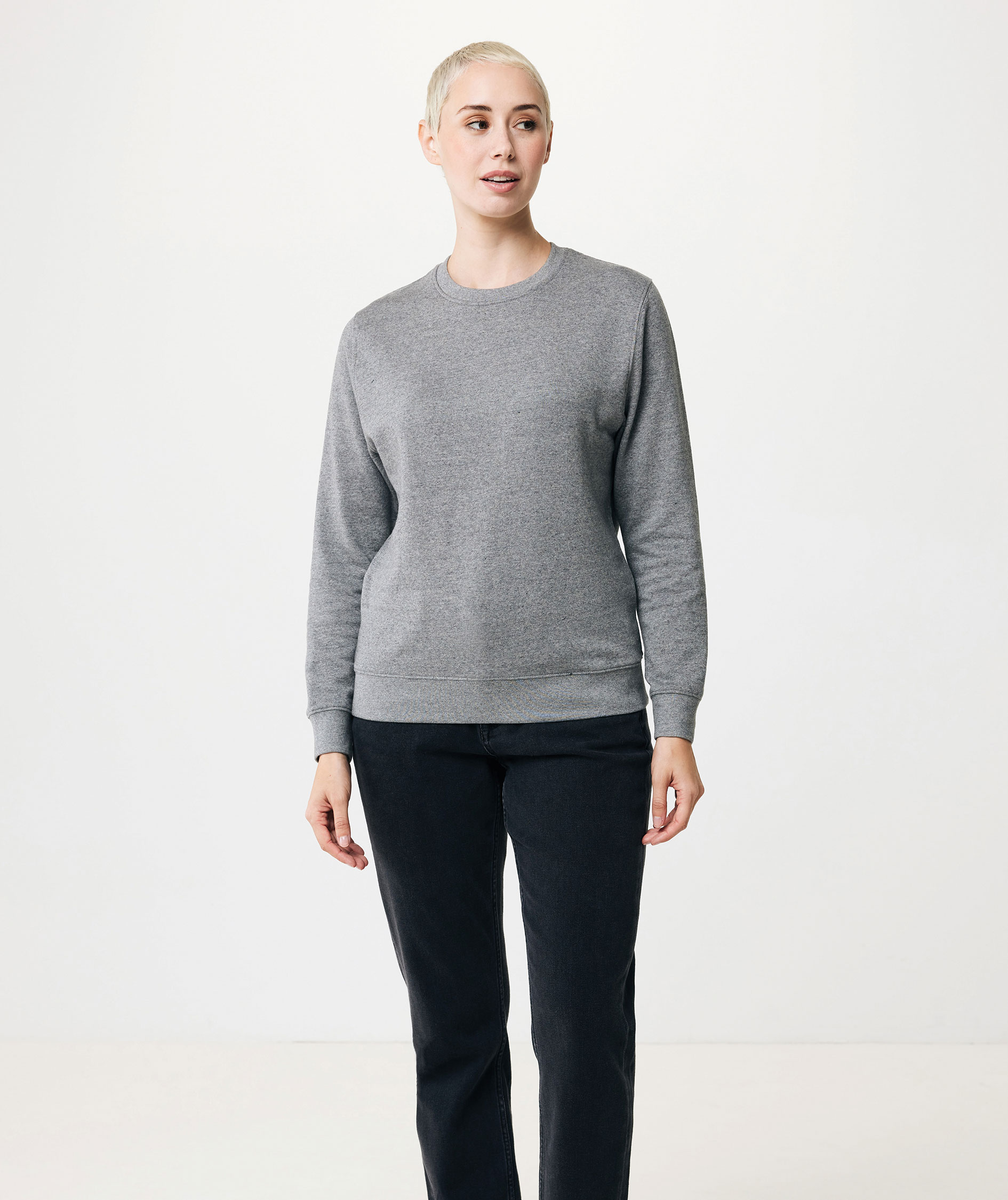 Iqoniq Etosha sweatshirt, Light Heather Anthracite, large image number 8