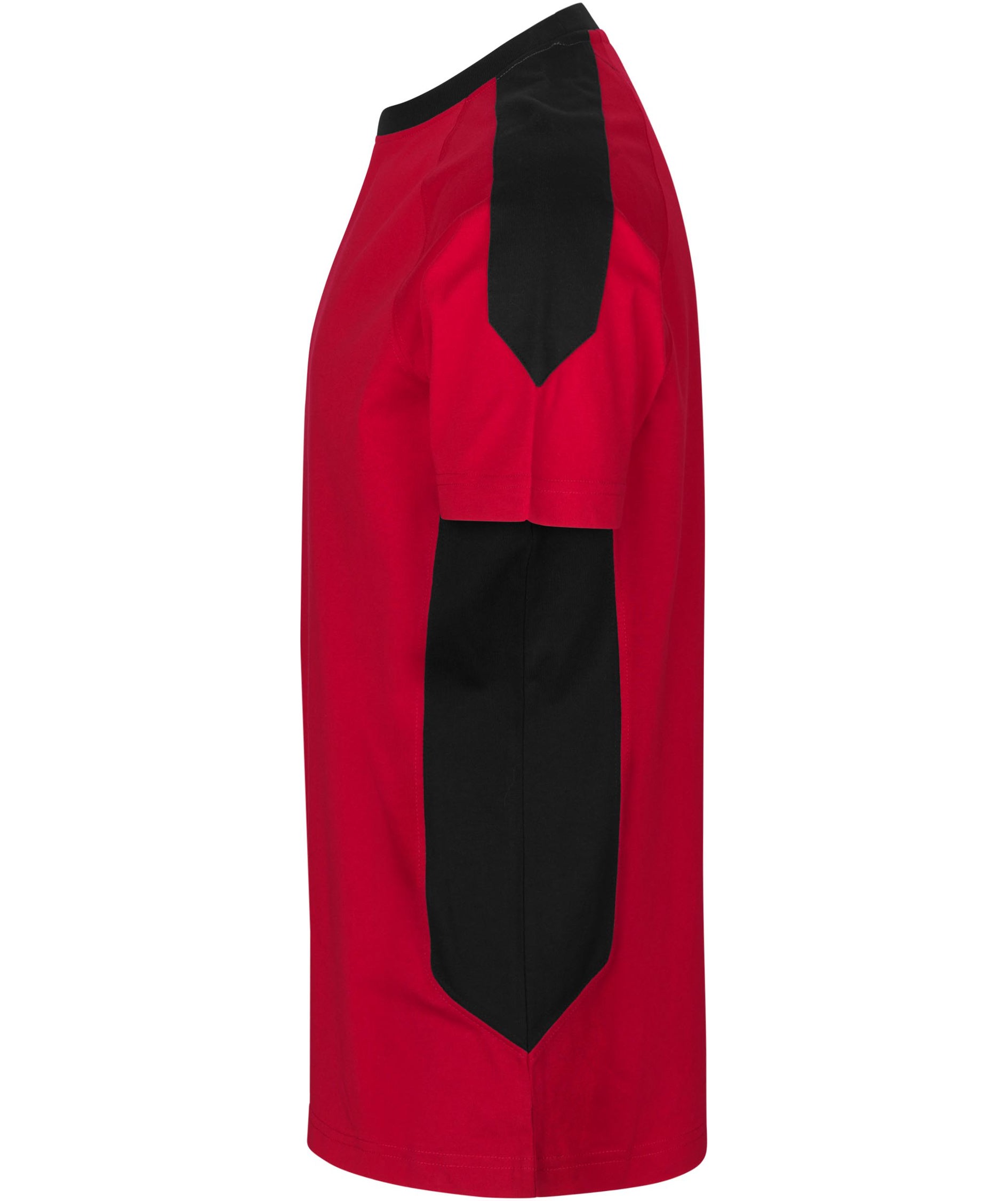 ID Pro Wear Kontrastfarben T-Shirt, Rot, large image number 2