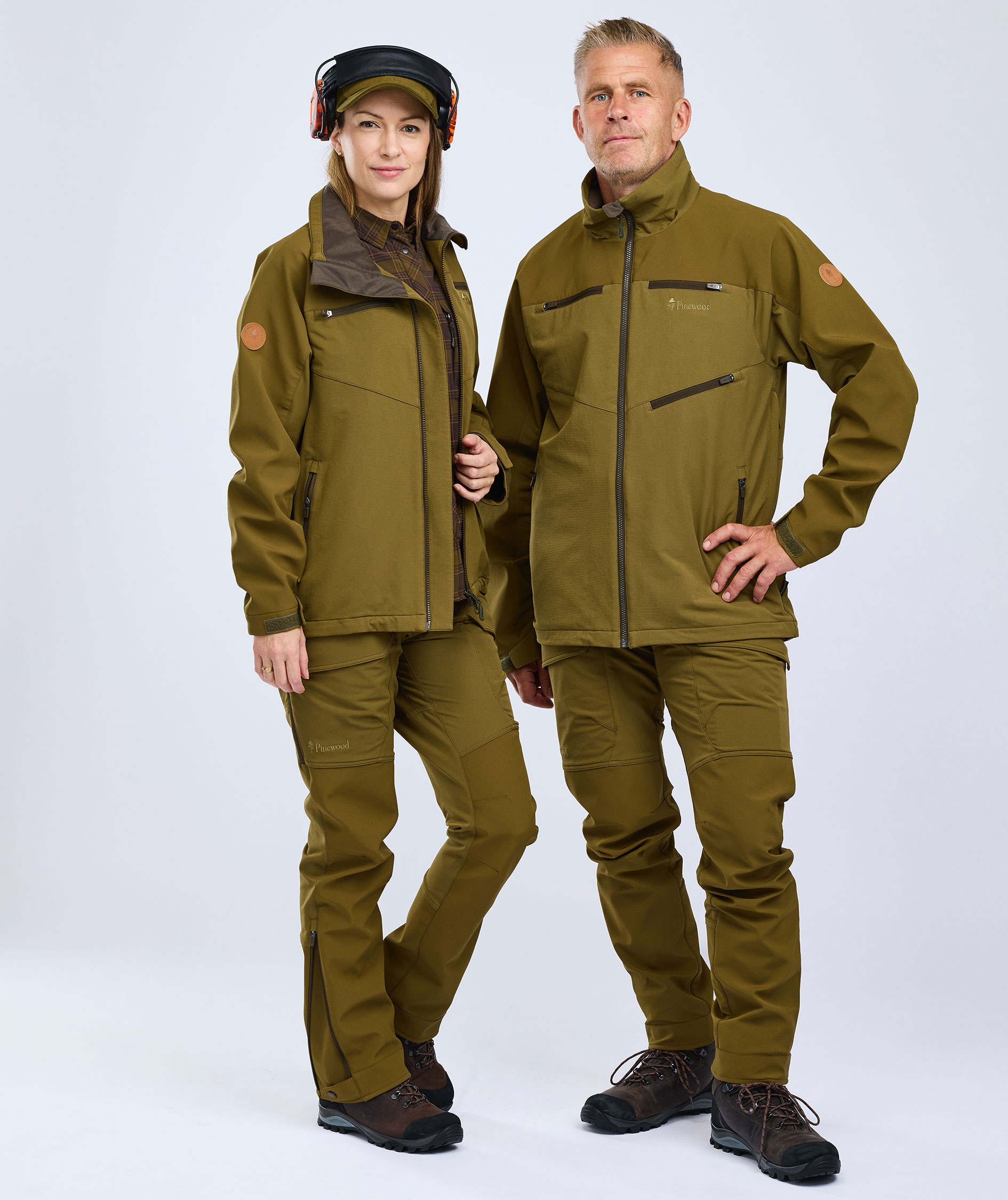 Pinewood&nbsp;Furudal Hunters Hybrid stretch damejakke, Olive green, large image number 8