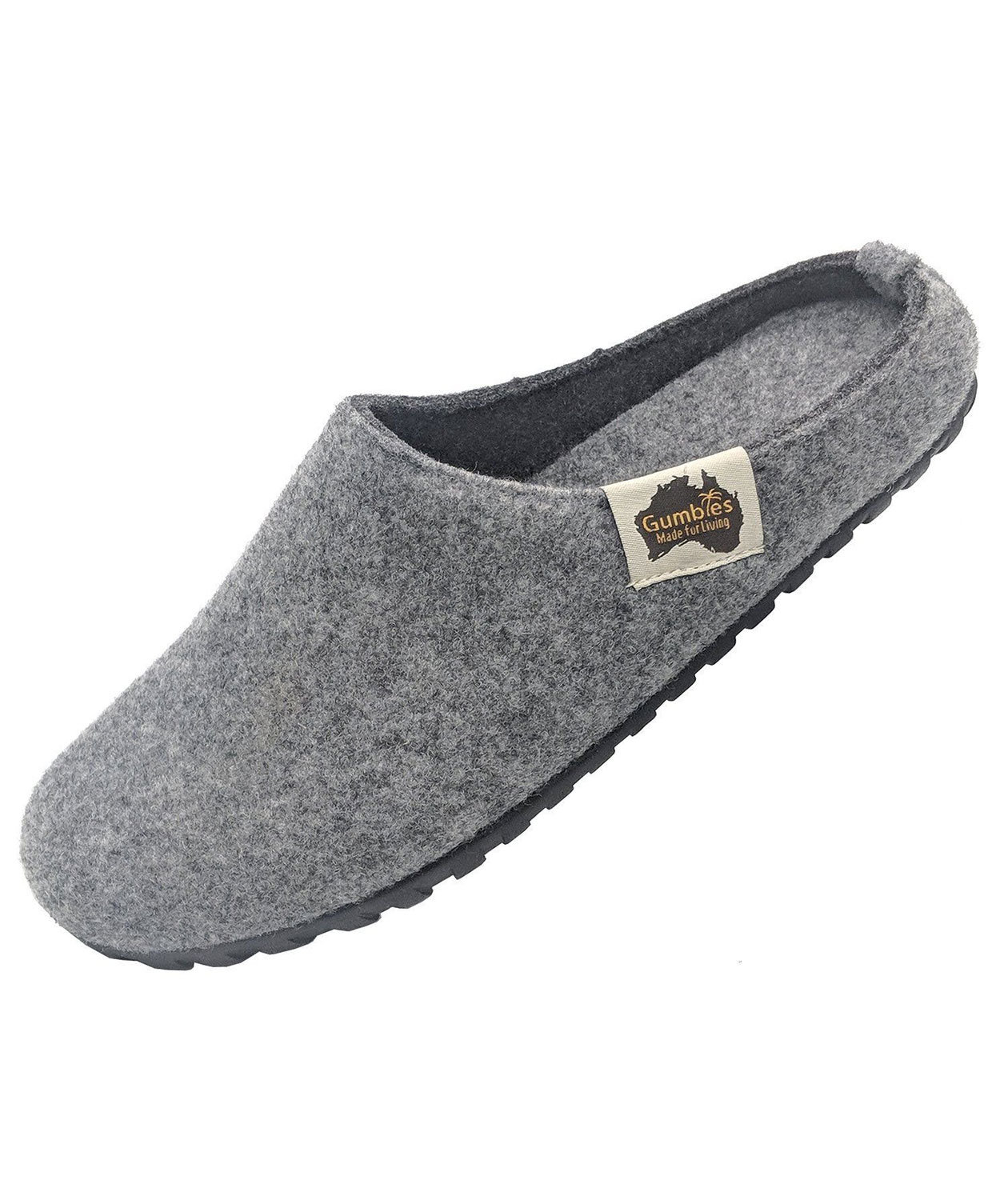 Gumbies Outback Slipper tofflor, Grey/Charcoal