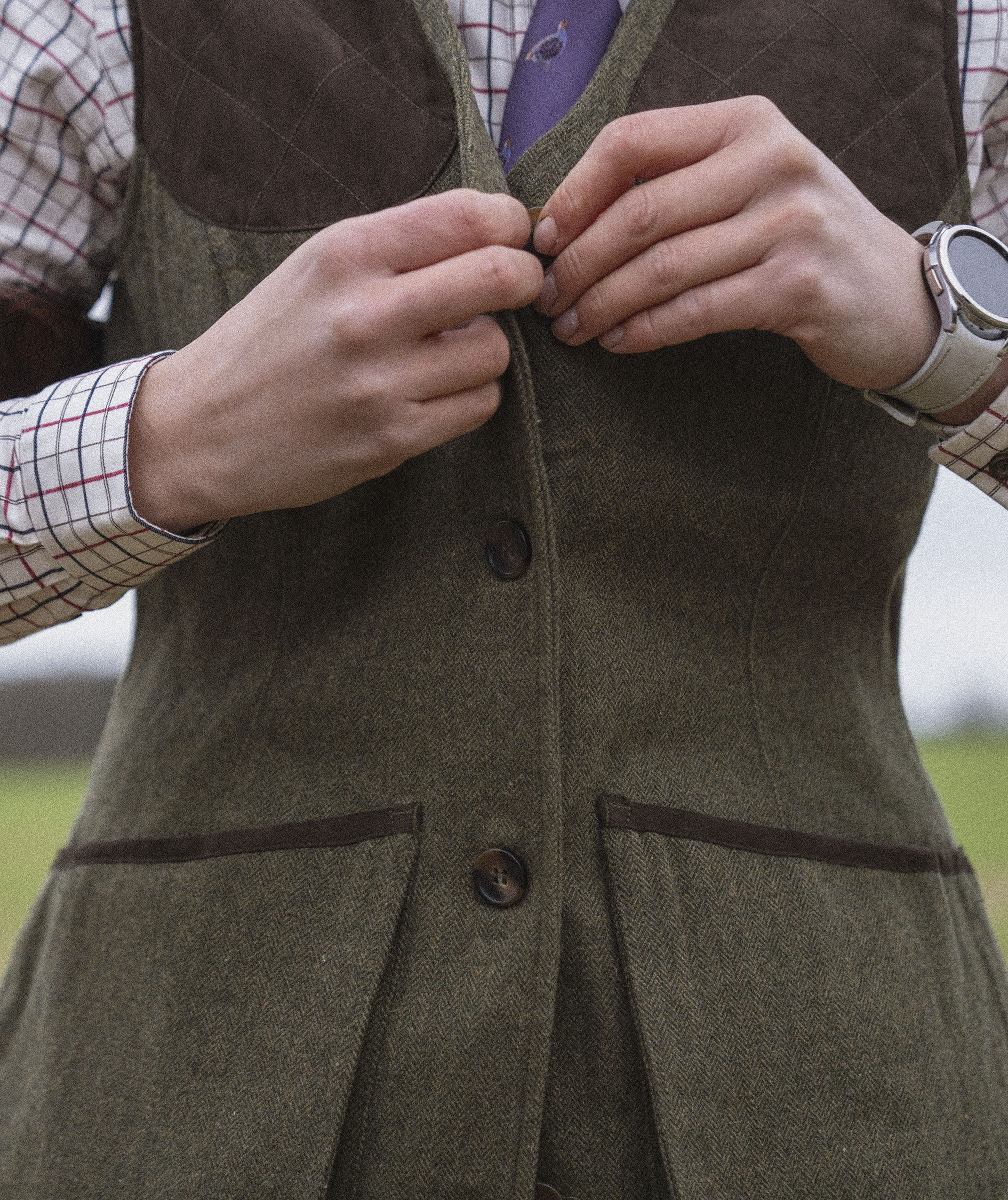 Seeland Hillside Harriet dame uldvest, Moss green, large image number 5