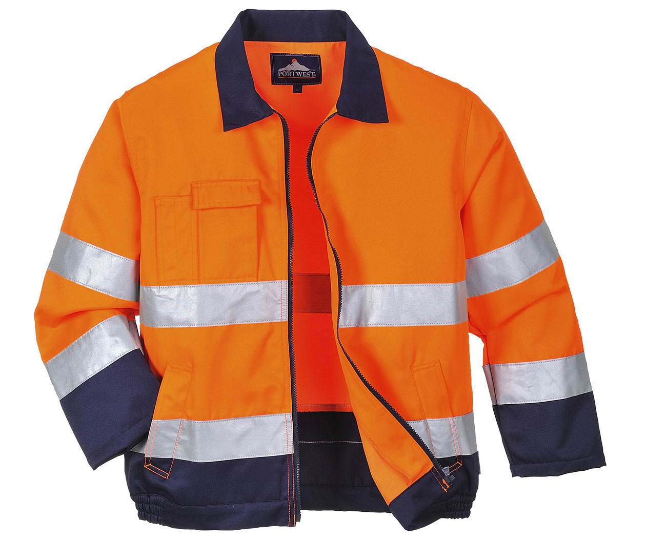 Hi-vis Orange/Marine