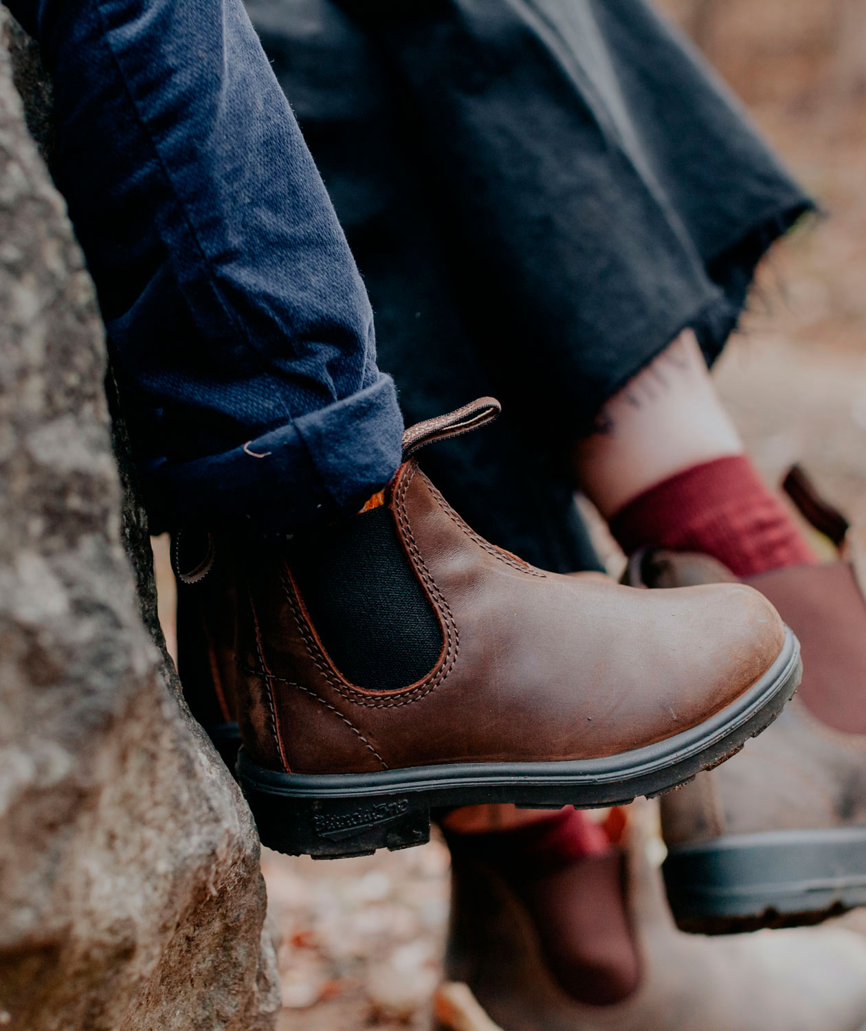 Blundstone 1468 st&oslash;vler til b&oslash;rn, Brun, large image number 2