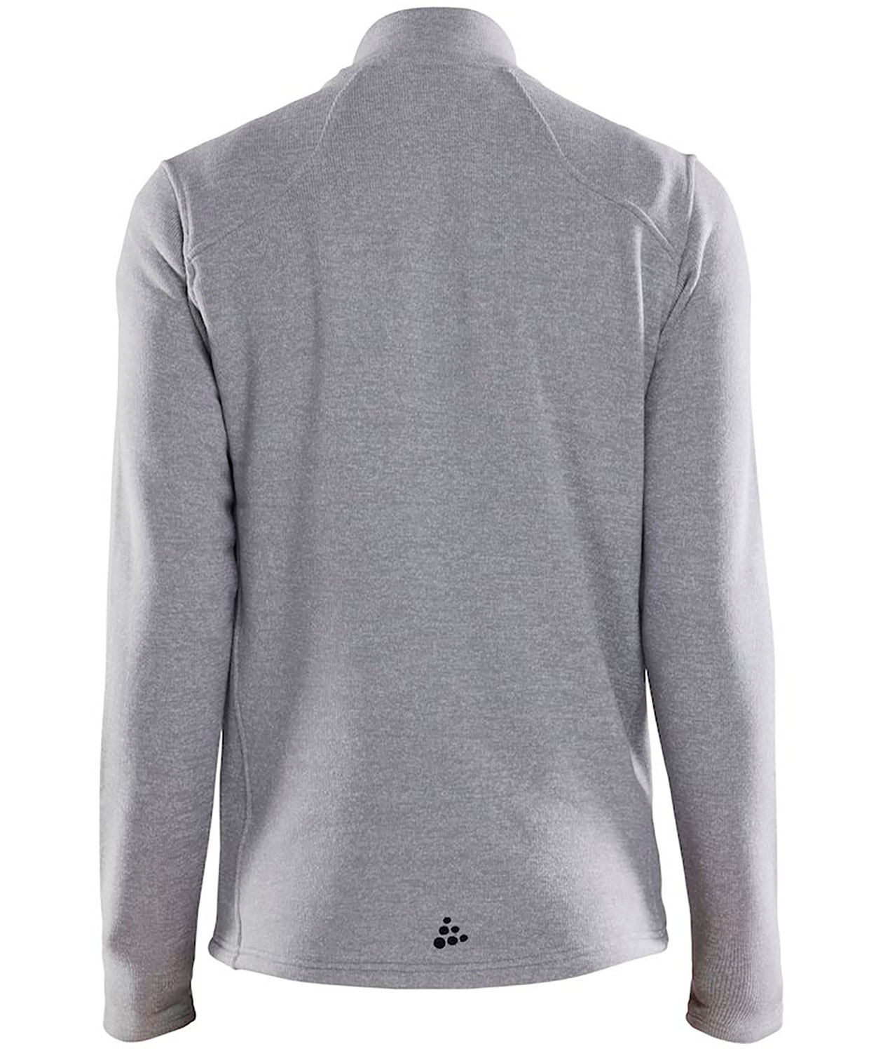 Craft ADV Explore Heavy fleecejakke, Grey Melange/Black, large image number 2