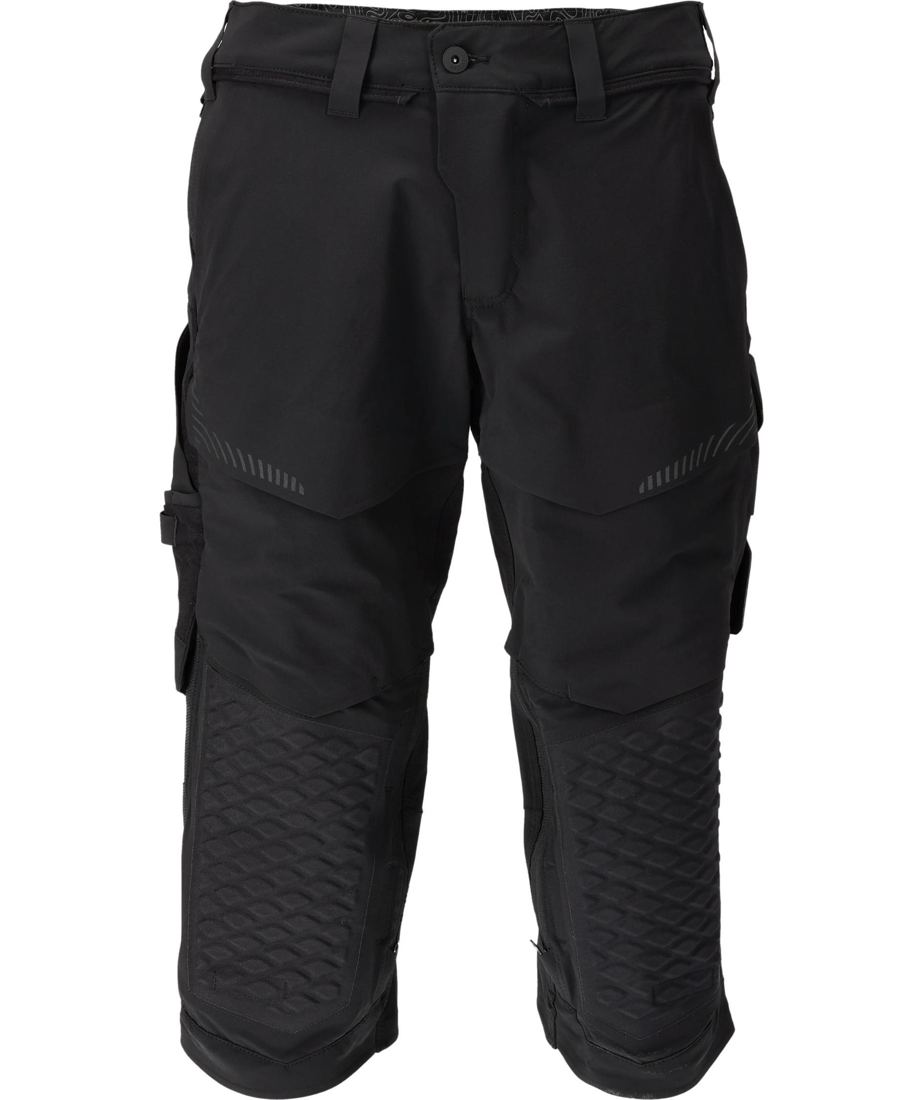 Mascot Customized arbeidsknickers full stretch, Svart, Svart, swatch