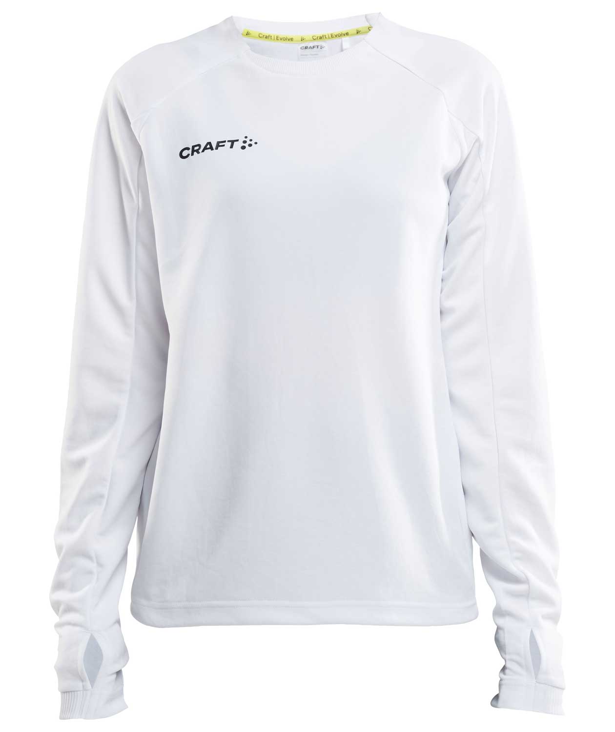 Craft Evolve Damen Sweatshirt, Wei&szlig;, Wei&szlig;, swatch