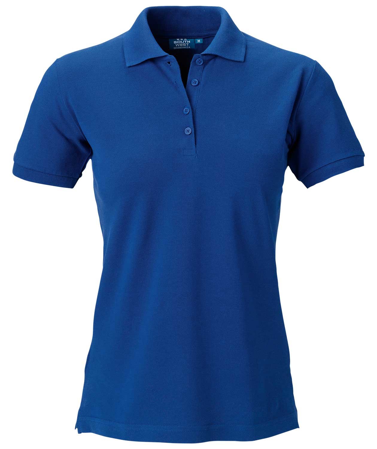 South West Coronita dame polo T-shirt, Kongebl&aring;, Kongebl&aring;, swatch