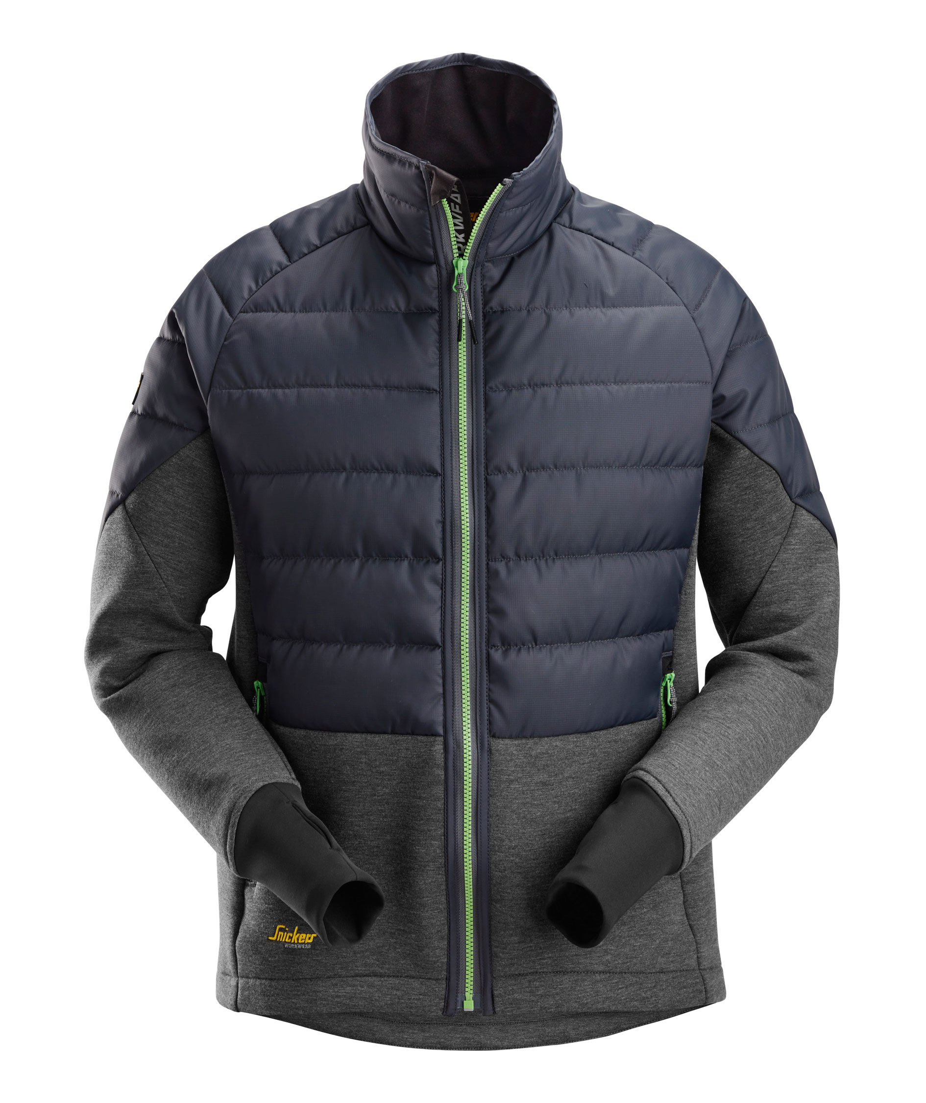 Snickers FlexiWork hybridjakke 1902, St&aring;lgr&aring;/antracitgr&aring;, St&aring;lgr&aring;/antracitgr&aring;, swatch