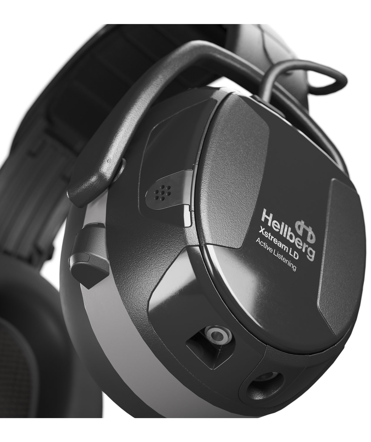 Hellberg Xstream LD h&oslash;rev&aelig;rn med Bluetooth, Sort, Sort, large image number 2