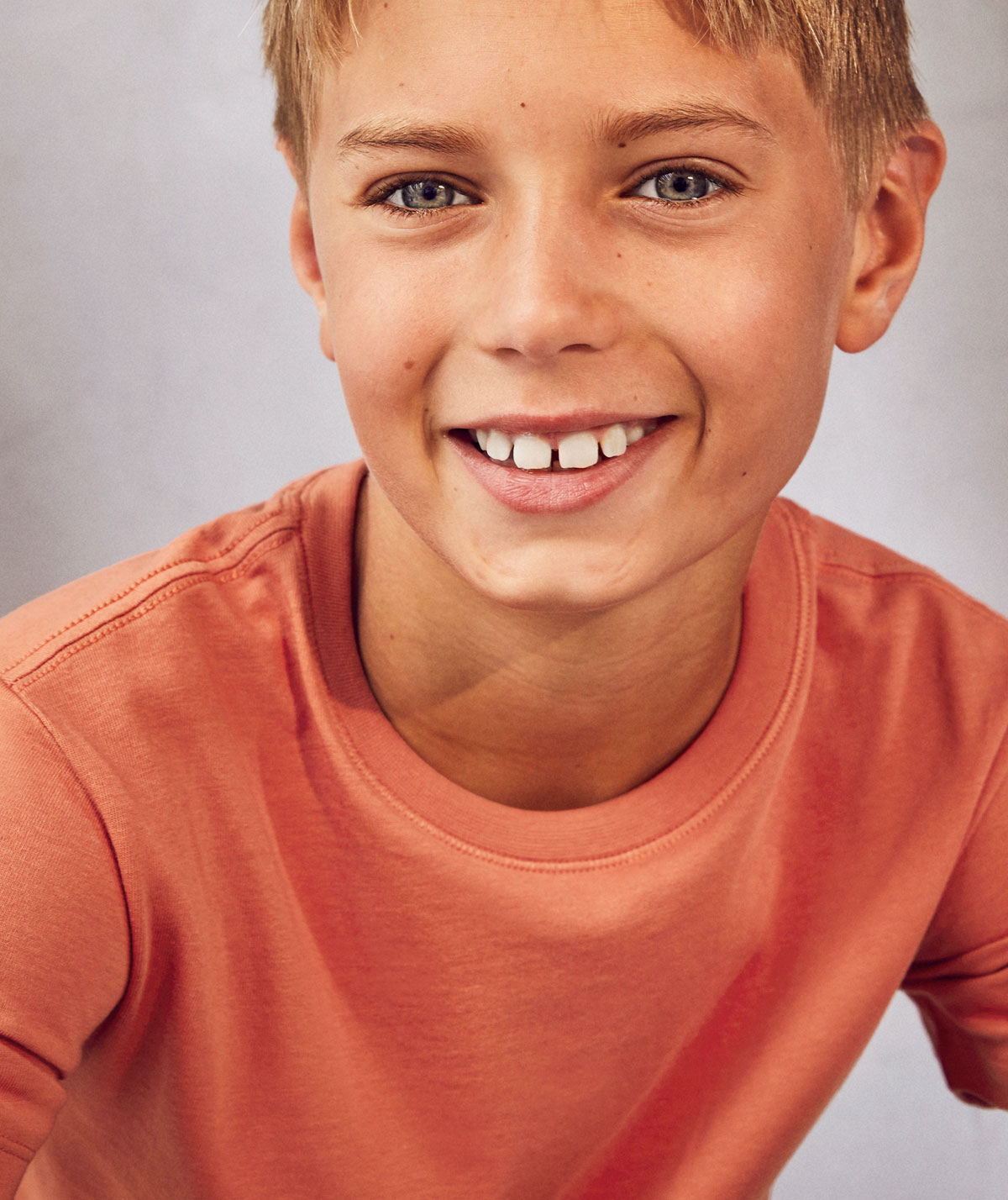 ID ekologisk T-shirt till barn, Korall, large image number 5