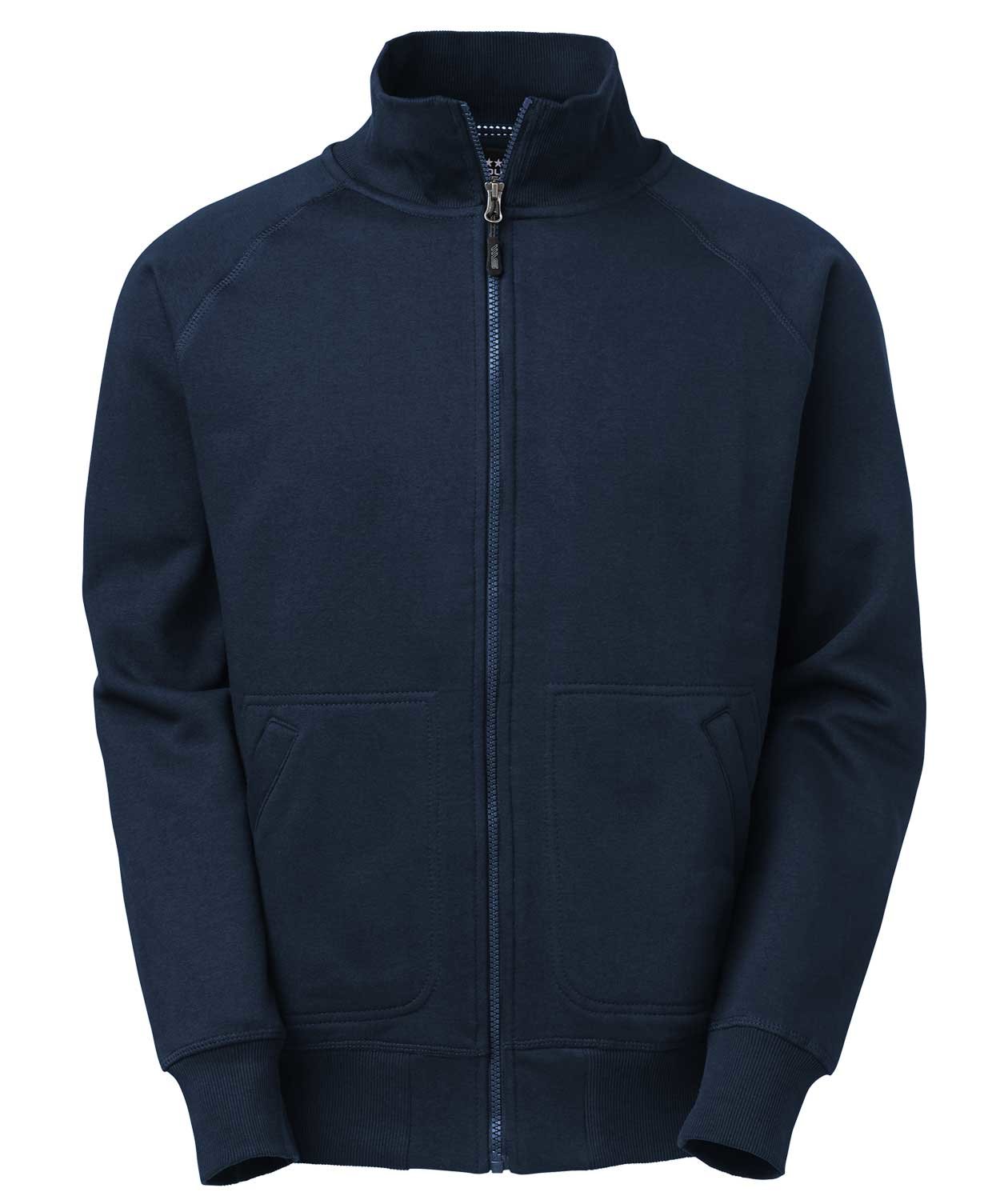 South West Denver sweat cardigan, Navy, Navy, swatch