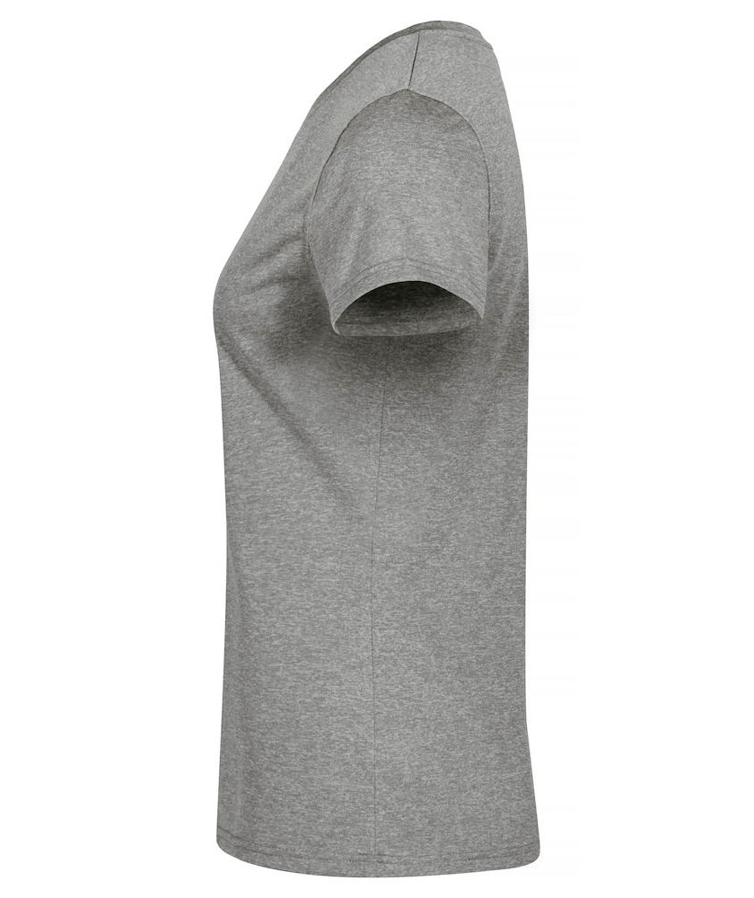Clique Basic Active-T dam T-shirt, Grey melange, large image number 2