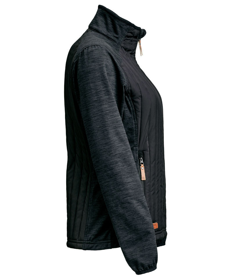 Kramp Active dame hybridjakke, Koksgr&aring;, large image number 2