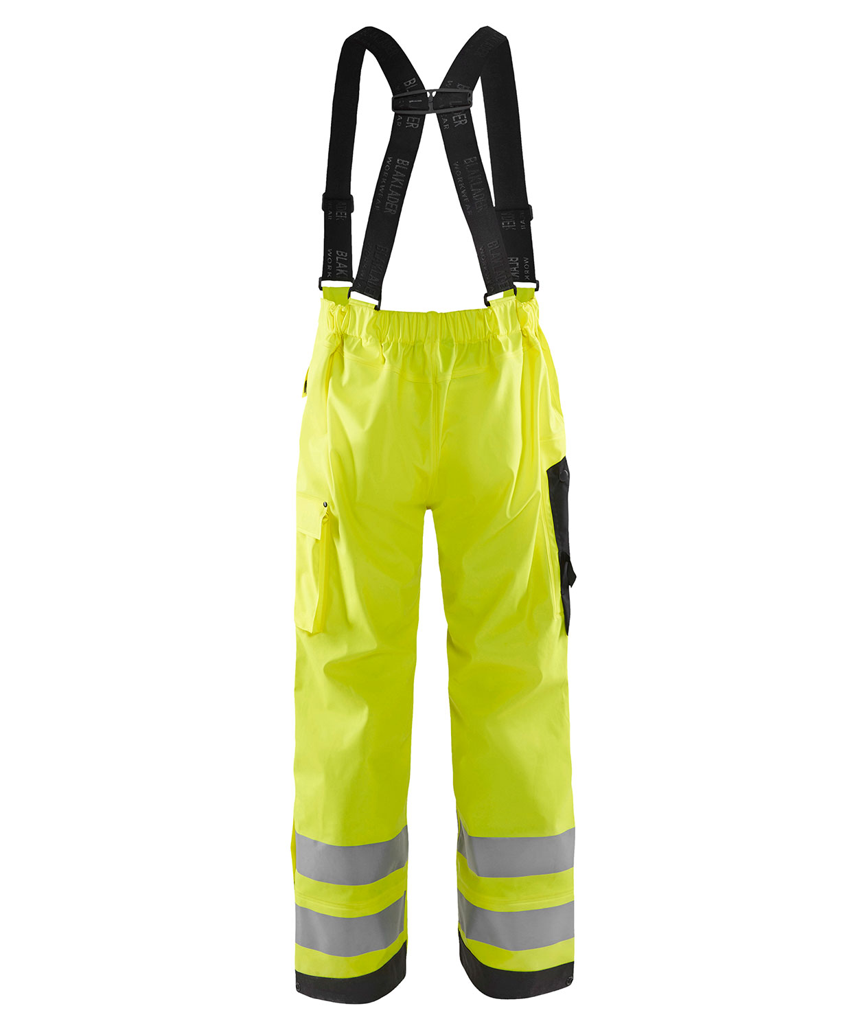 Bl&aring;kl&auml;der rain trousers, Hi-Vis Yellow, large image number 1