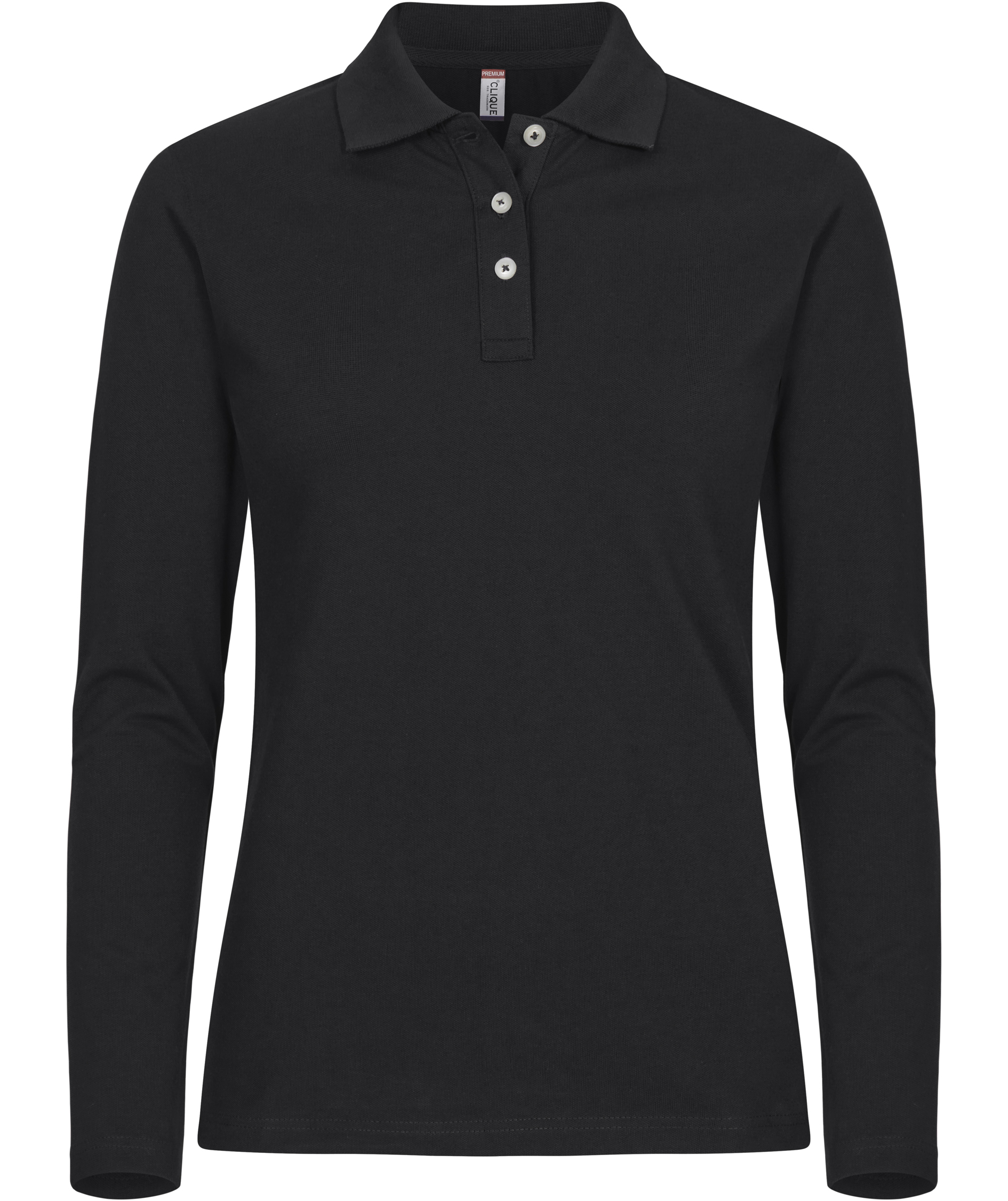 Clique Premium l&aring;ng&auml;rmad pik&eacute;tr&ouml;ja dam, Svart