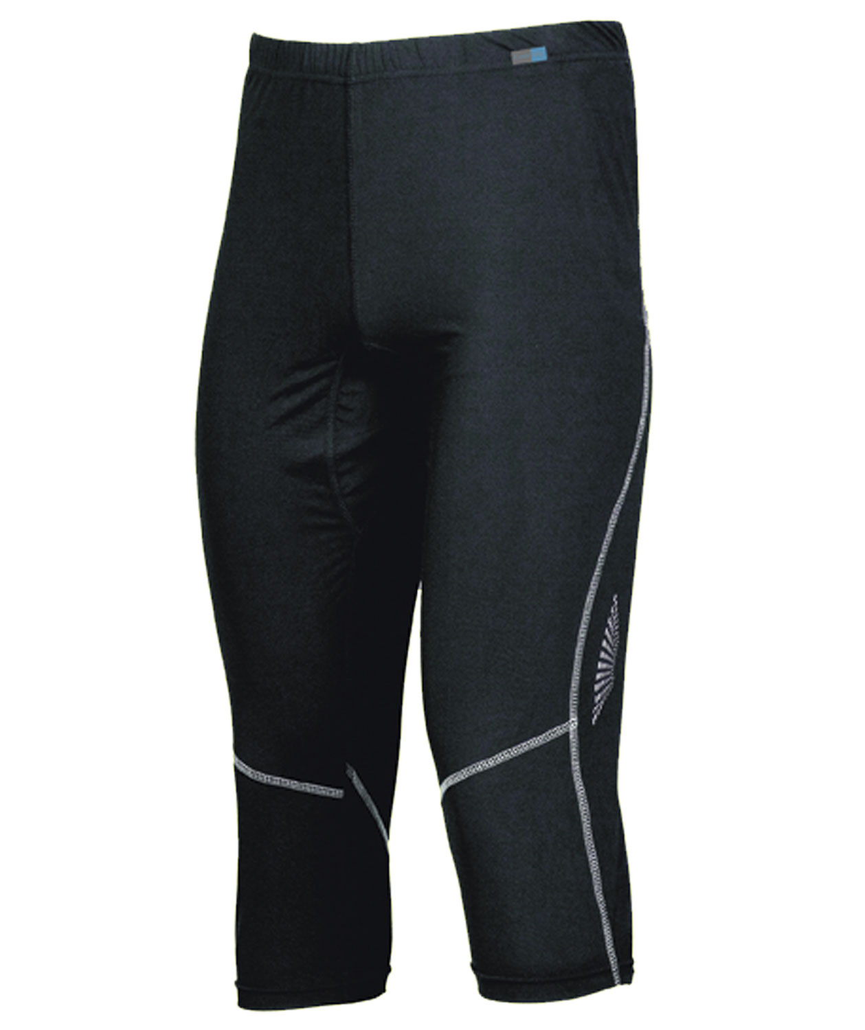 IK 3/4 tights, Svart, large image number 0