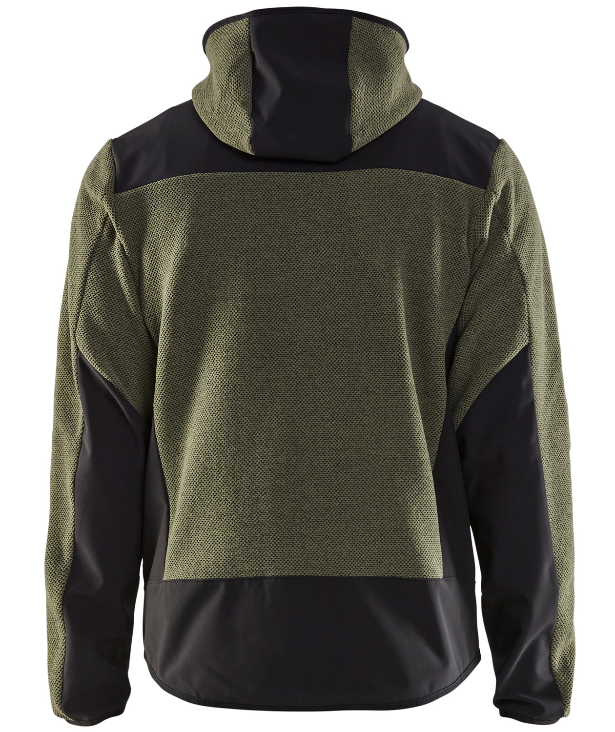 Bl&aring;kl&auml;der stickadjacka, H&ouml;stgr&ouml;nt/Svart, large image number 1