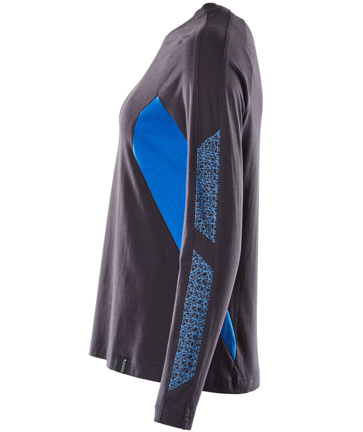 Mascot Accelerate l&aring;ng&auml;rmad T-shirt dam, M&ouml;rk Marin/ Azurbl&aring;, large image number 3