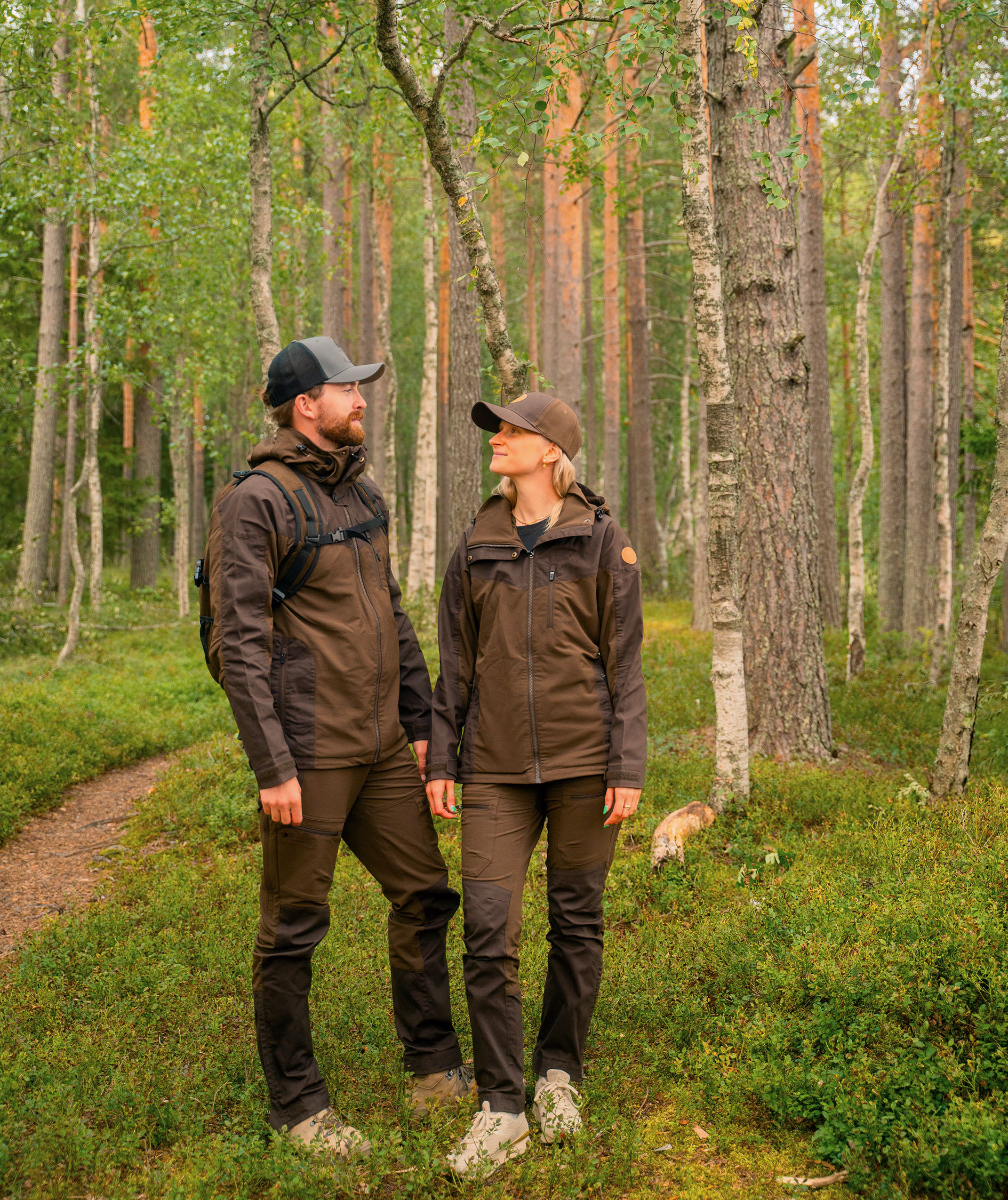 Pinewood Finnveden Hybrid bukser, Dark brown, large image number 6