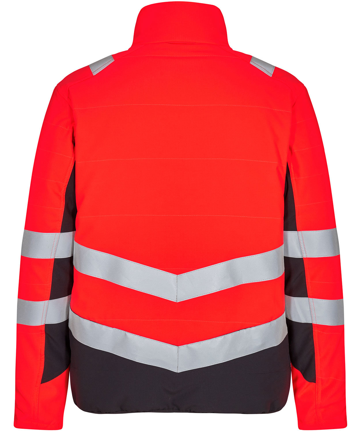 Engel Safety quilted jacket, Hi-vis Red/Black